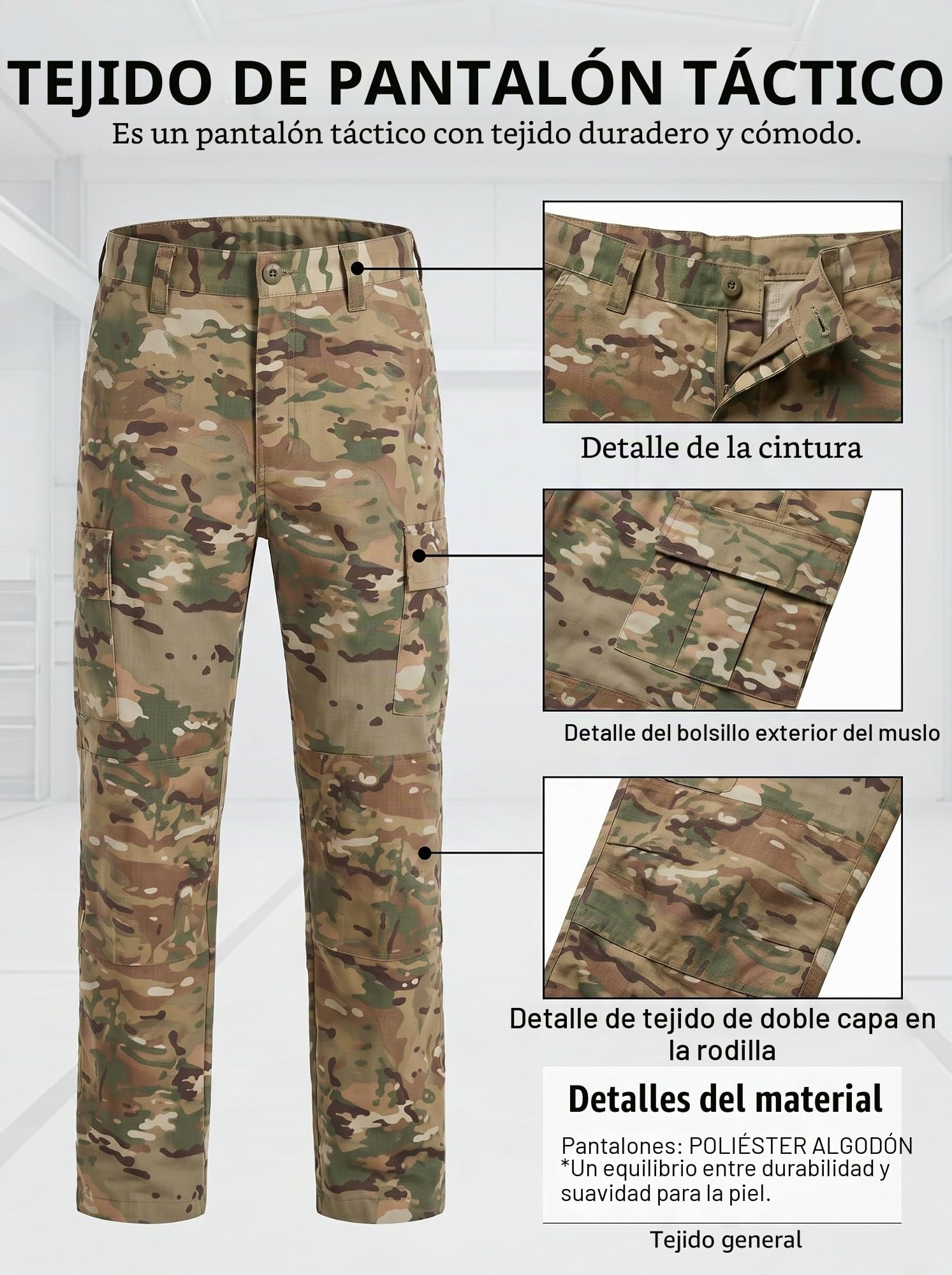 YUSHOW Malla Militar Hombre Traje Airsoft Chaqueta Táctica Manga Larga Pantalones Militar Camuflaje Paintball Uniform Caza Escalada BDU