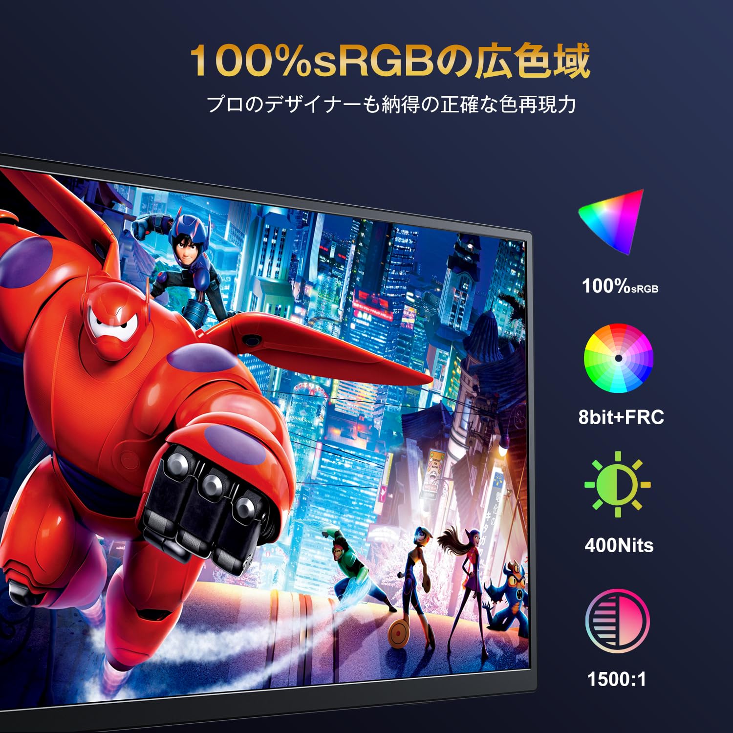 Amazon.co.jp: KEEPTIME 16インチ モバイルモニター 2.5K 240Hz
