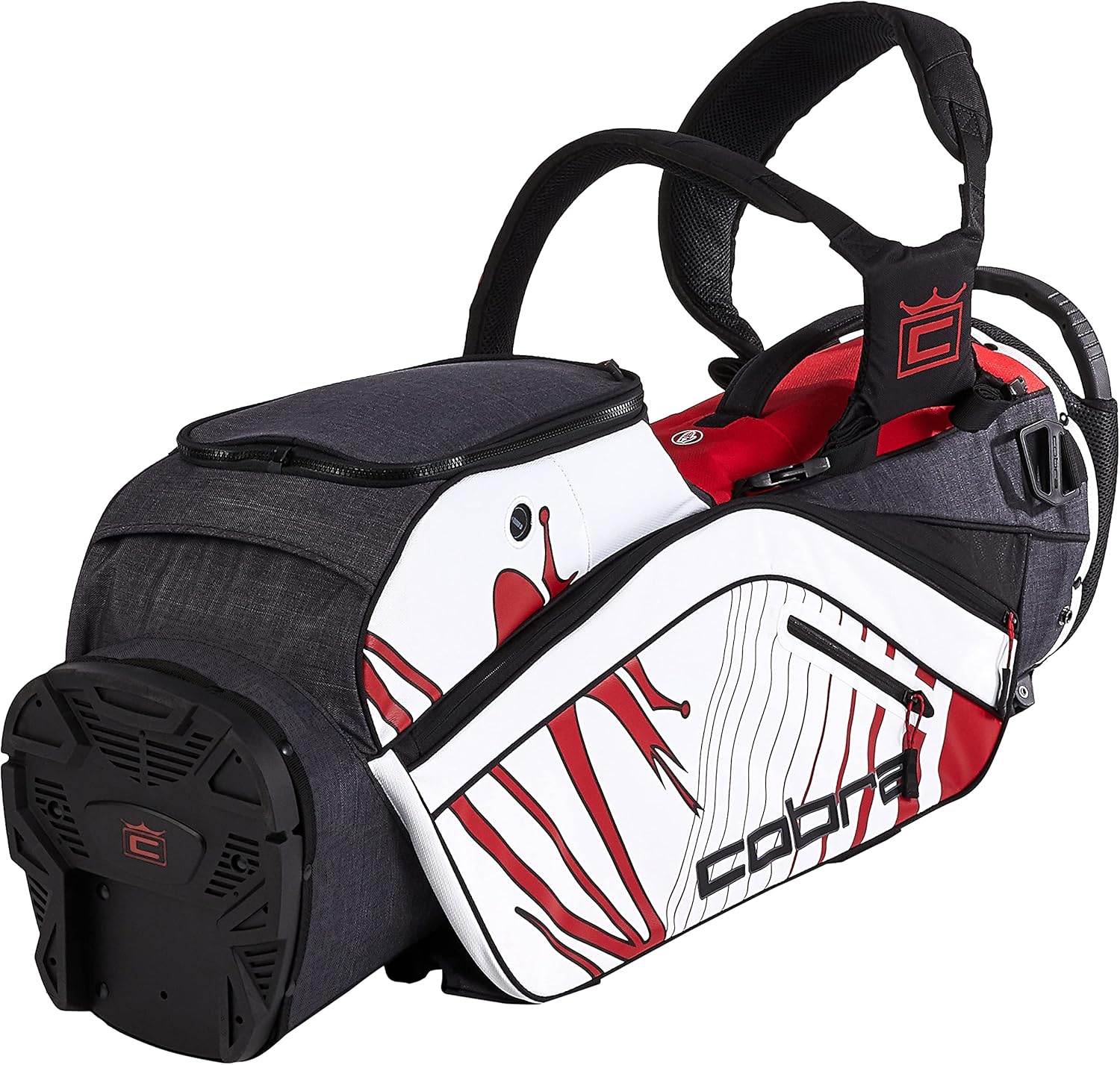 Cobra Golf 2020 Ultralight Stand Bag (Black-Red-White) : Sports & Outdoors