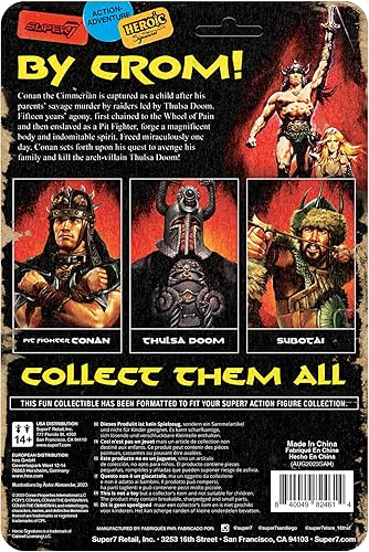 Miniatura 3 de Super7 Conan The Barbarian Subotai - Figura de acción de Conan de 3.75 pulgadas con accesorios, coleccionables de películas clásicas y juguetes retro