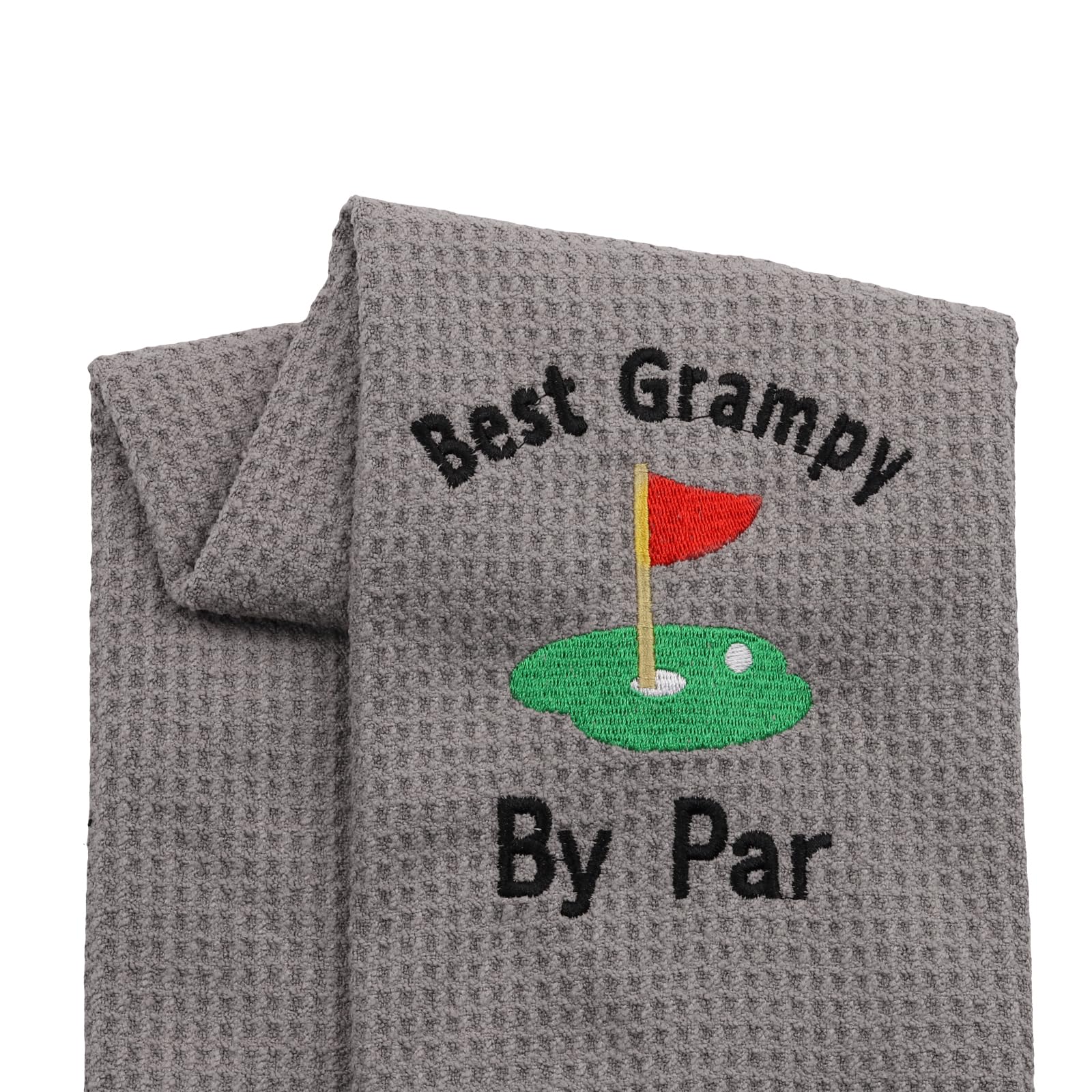 Serviette de golf microfibre LEVLO essuie-club avec clip mousqueton Grampy