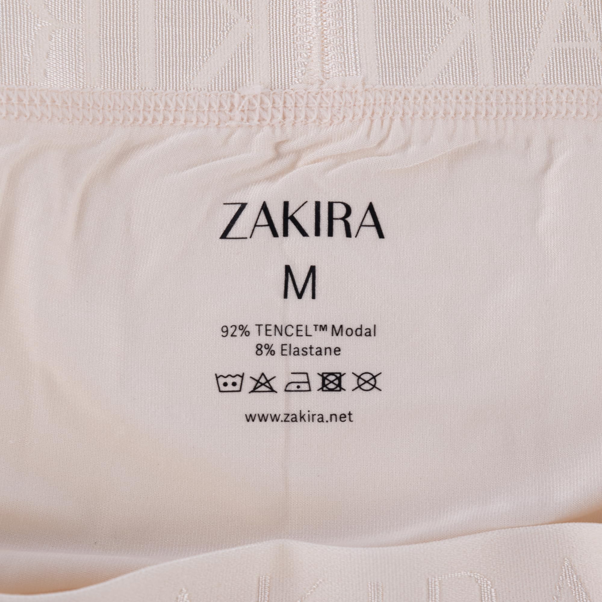 ZAKIRA Damskie bokserki Tencel, miękkie, oddychające, rozciągliwe, majtki typu Boyshort, odporne na otarcia, długie nogawki, 3 szt