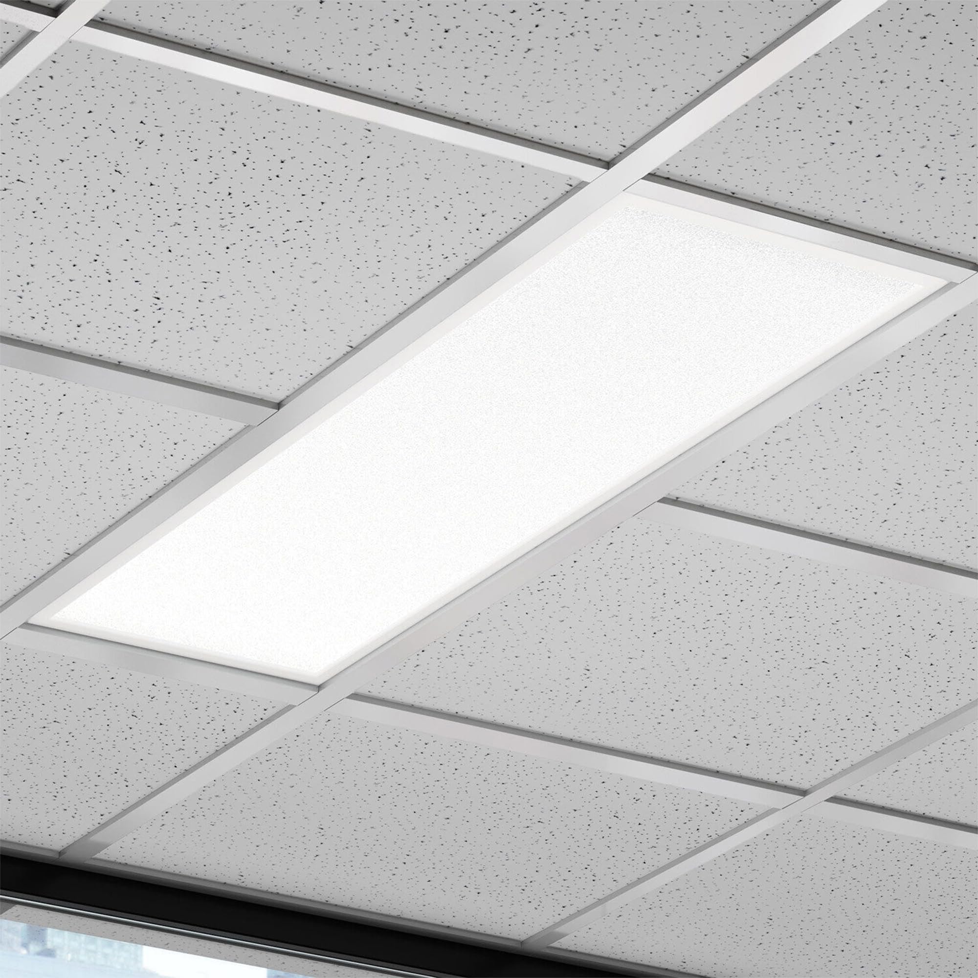 4x LED Panel 120x30cm, Deckenleuchte, 3900lm, 4000K, 36W, inkl. Trafo, Rasterleuchten, Einlegeleuchte, Büroleuchten (4000K, 4 Stück)