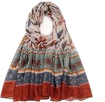 vimate Lightweight Cotton Scarf for Women-Winter Ladies Travel Lightweight Gauze Headscarf Warm for All Seasons Scarf Gifts