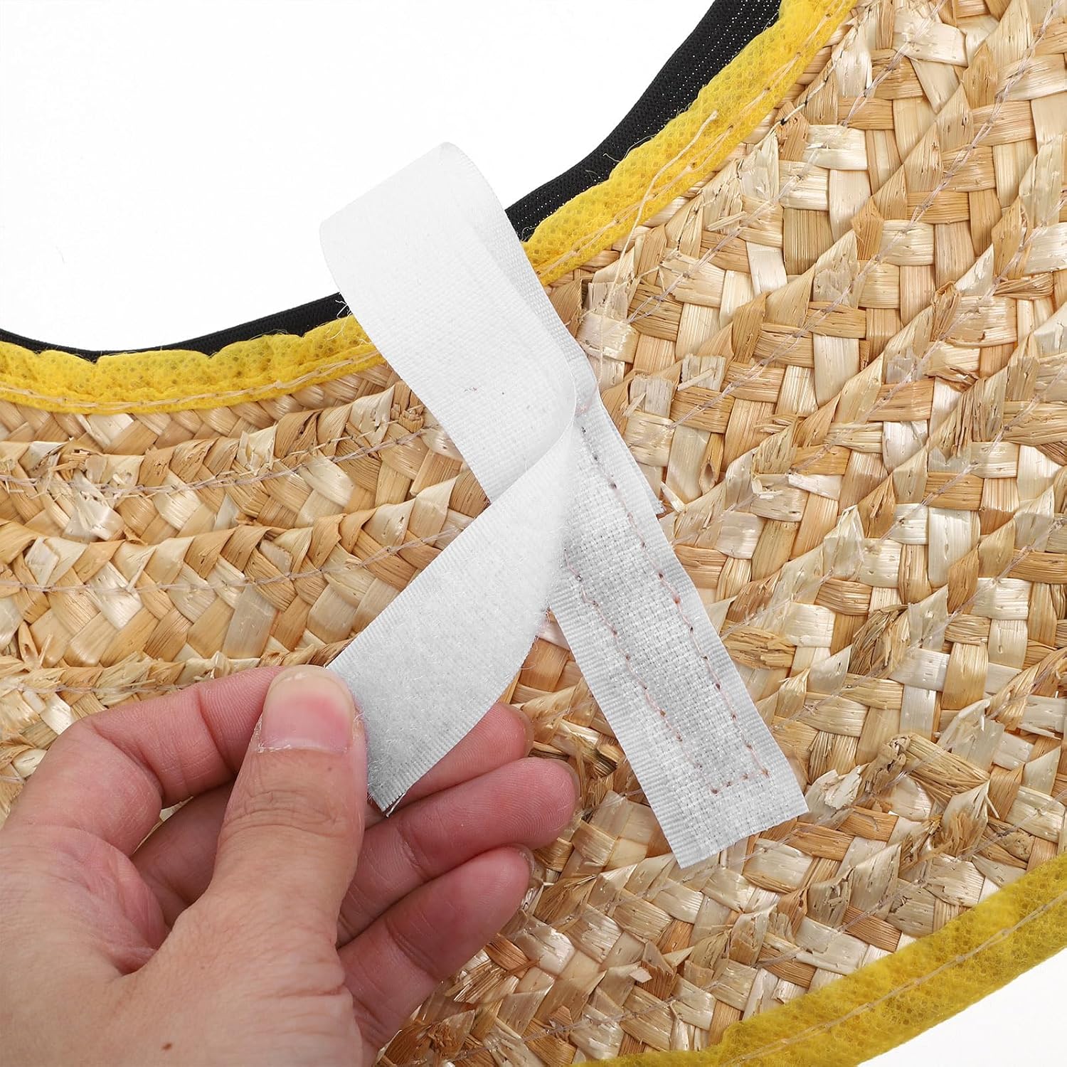 Gatuida Hard Hat Visor Full Brim Construction Hat Cover Sun Visor Replacement for Hard Hat Accessories Straw Shade Curtain Sun Protection for Sombrero