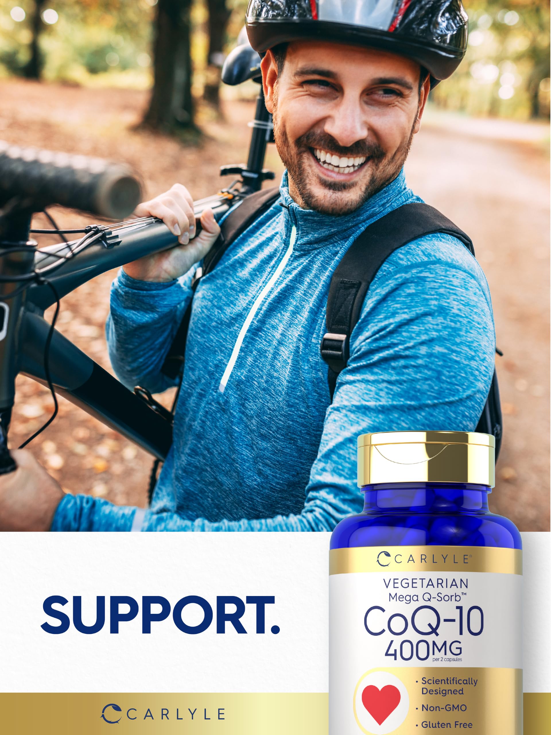 Carlyle CoQ10 400mg | 90 Capsules | Coenzyme Q10 with Black Pepper Extract — Amazon image 6