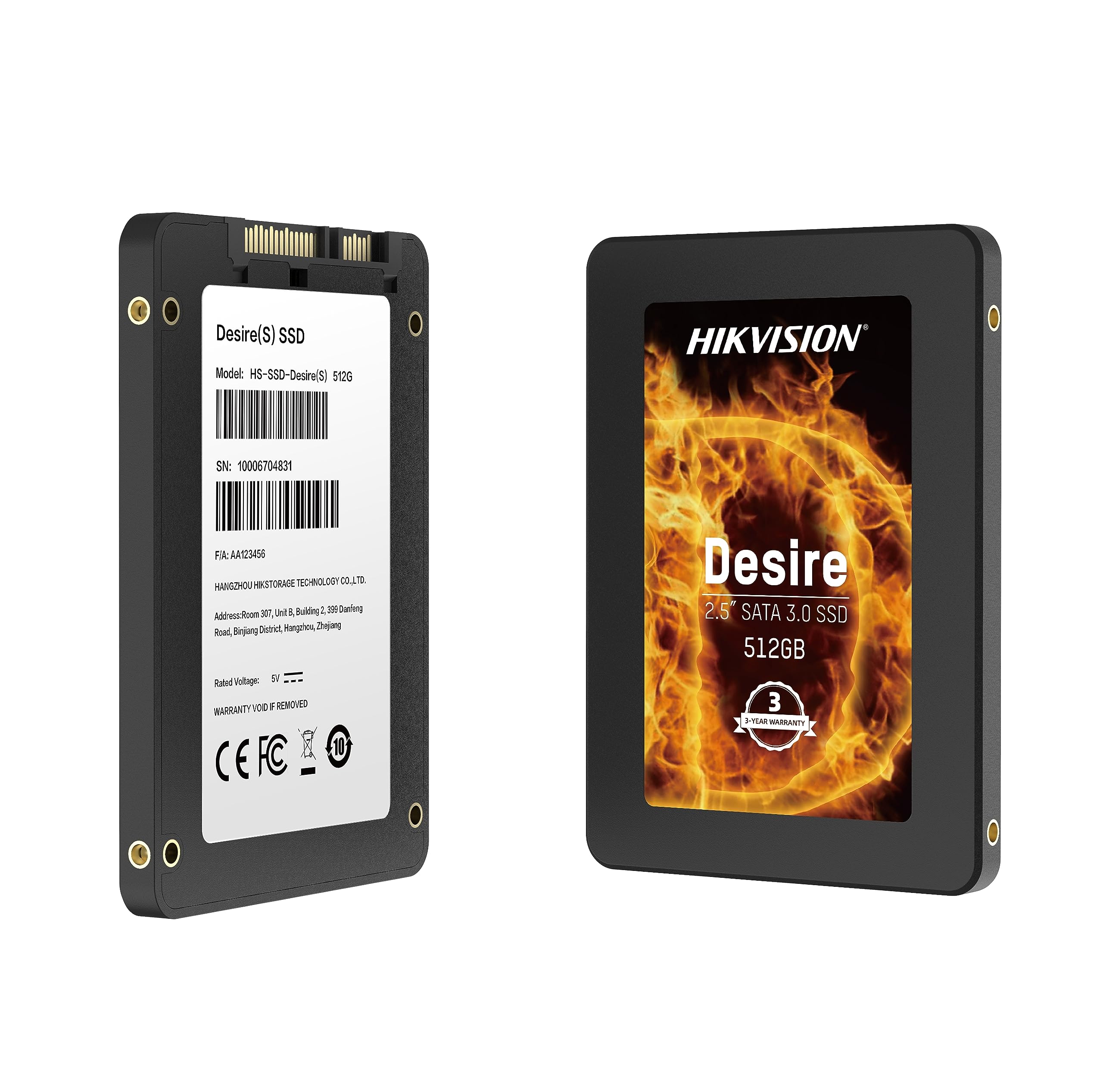 Hikvision 512GB 3D NAND 2.5 inch SATA III Internal SSD Upto 560MB