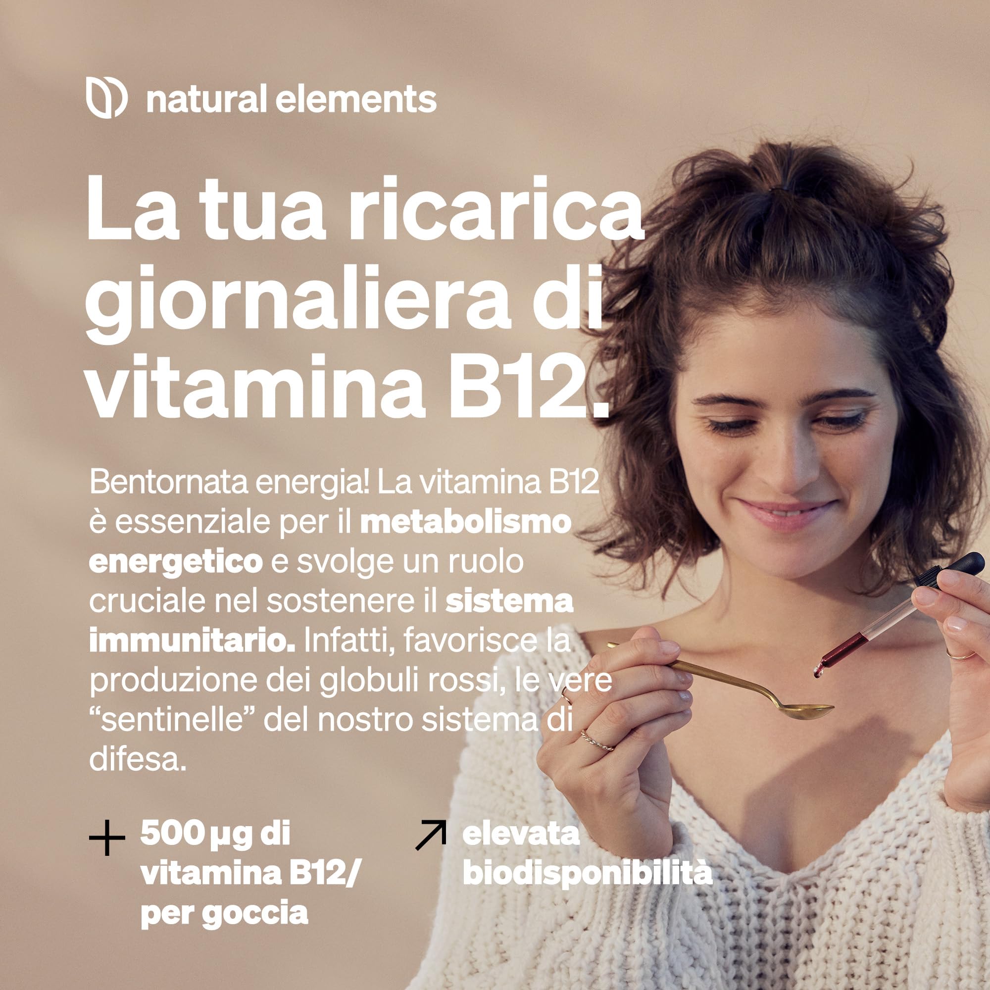 Vitamina B12 in Gocce – 50 ml (900 gocce) – vegano, senza alcool – 2 forme attive (metil- e adenosilcobalamina) – testata accuratamente in laboratorio in Germania