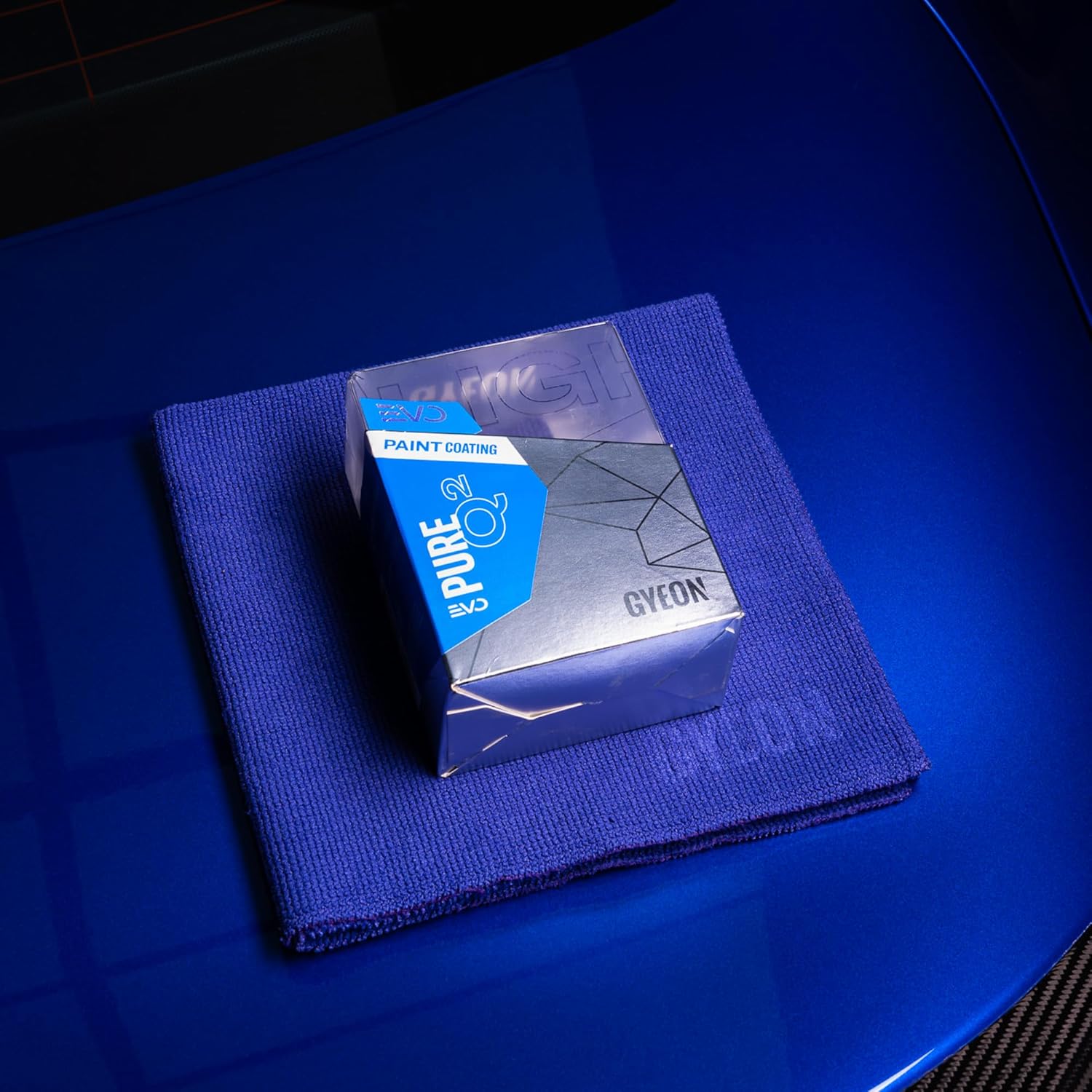 GYEON Pure EVO Ceramic Coating Ultra Gloss sio2 Hard Deep Shine Paint Protection Water Beading Chemical Resistance Easy Application One‑Layer Car Coating Extreme Durability