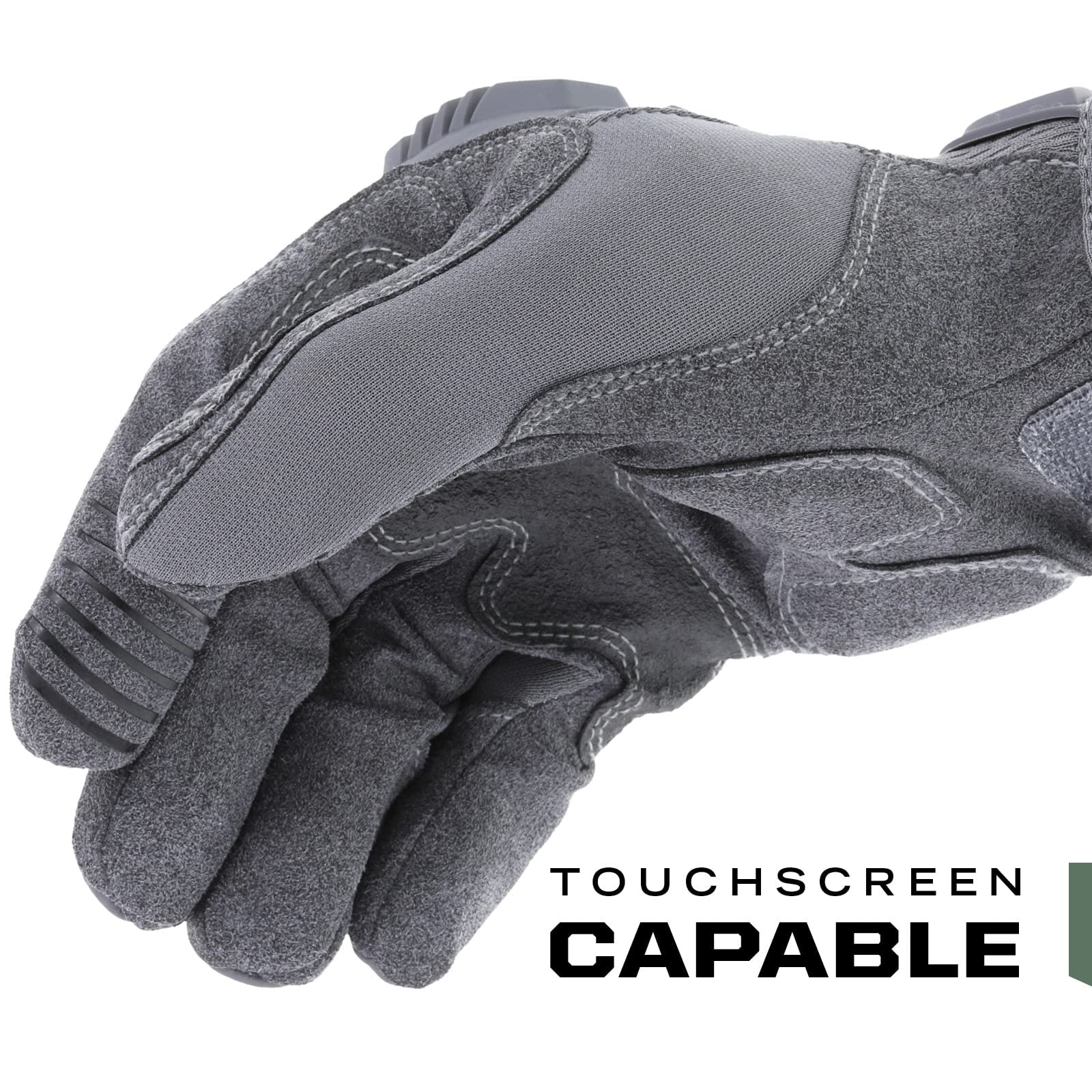 Mechanix Wear - M-Pact Wolf Grey Gloves (Large, Grey) - 3