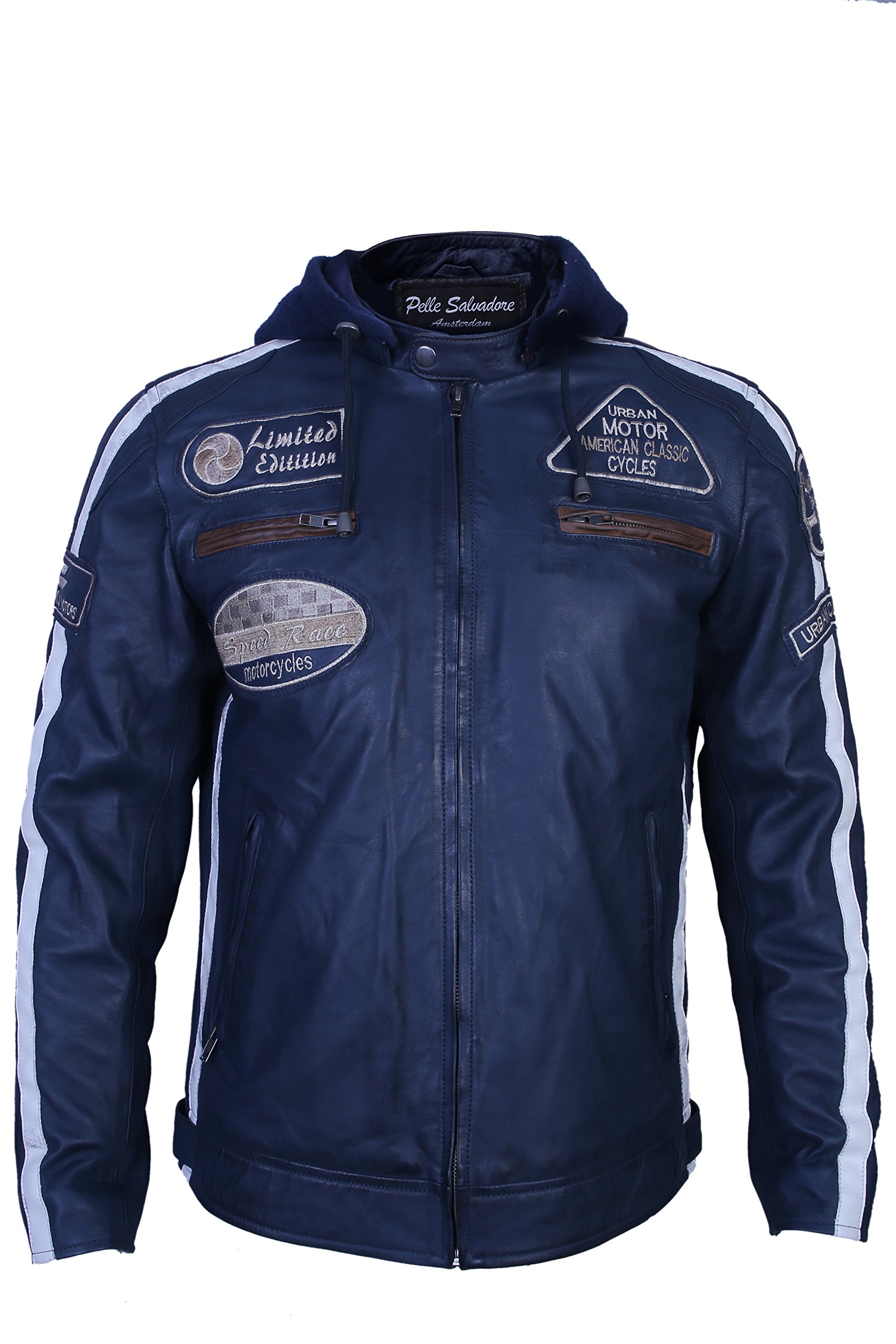 58 kurtka męska, granatowa (Navy Blue), rozmiar: M­