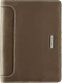 AT-A-GLANCE Agenda Day Runner Harrison para telefone e endereços, diretório, 13 x 21 cm, tamanho 4, marrom (1124-0286)