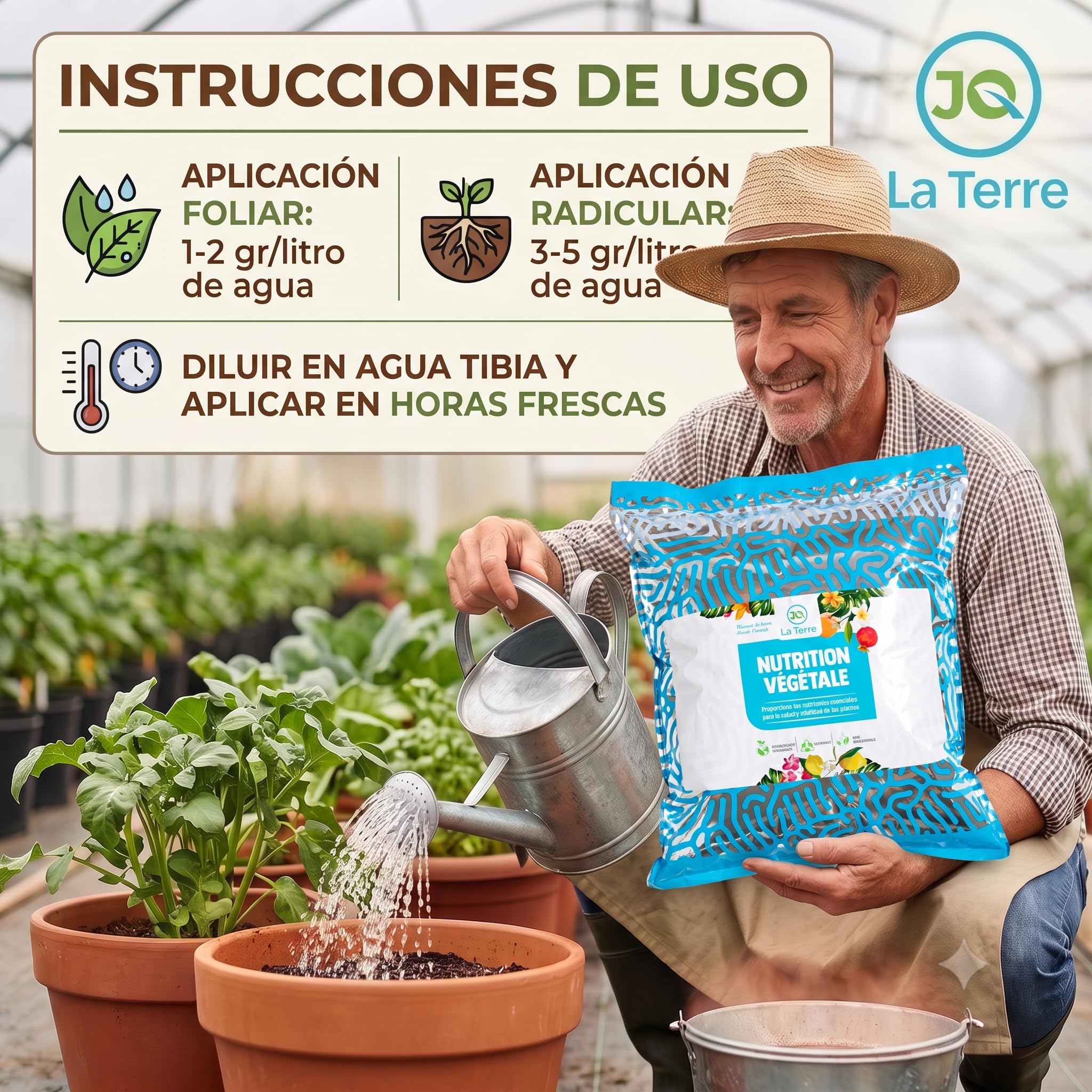 NITRATO DE POTASIO DE 5 KGS CON CUCHARA DOSIFICADORA nitrato potasico para plantas para la maduración en frutales y huerta floracion más abundante y duradera, resistencia a enfermedades