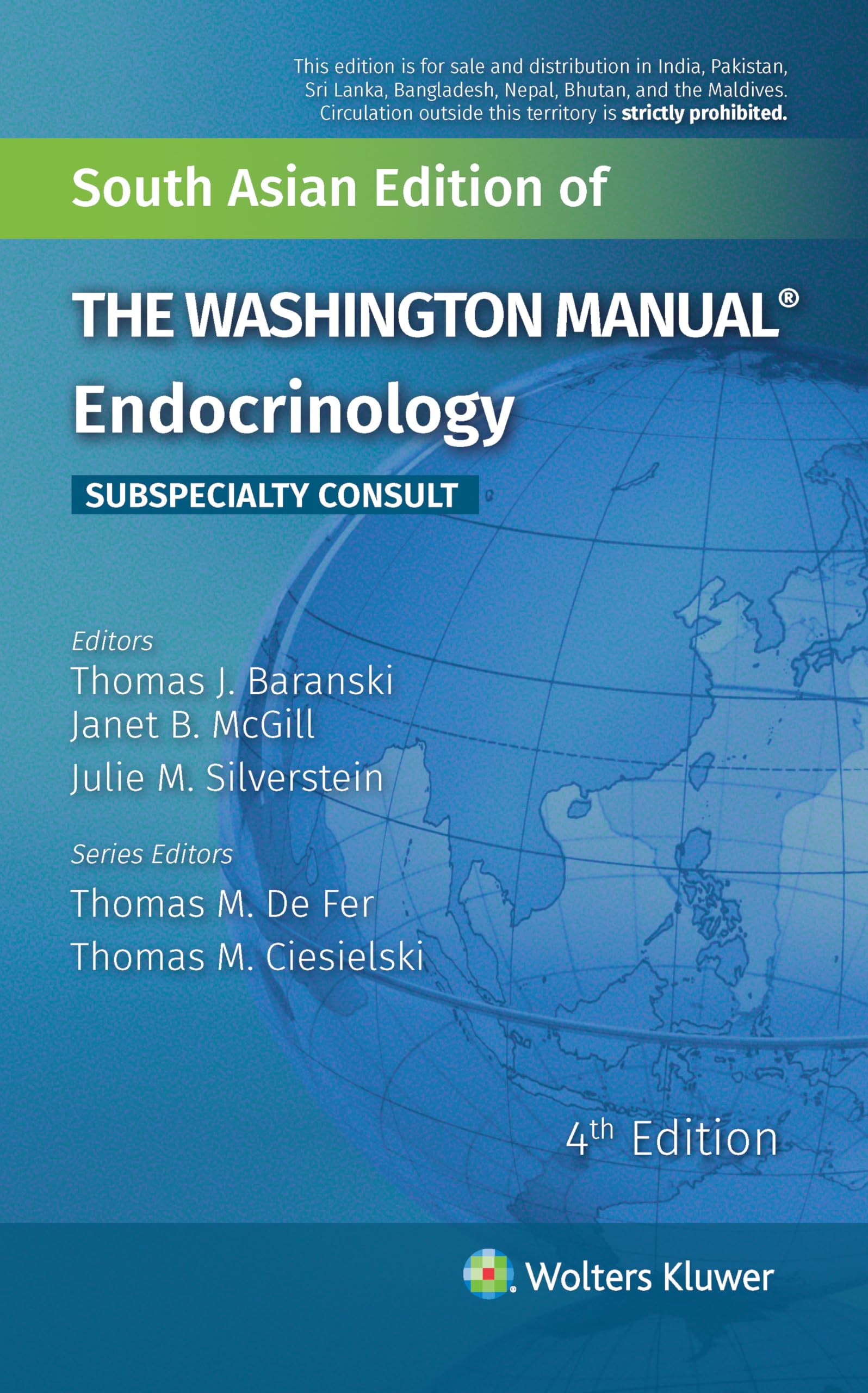 Washington Manual Endocrinology Subspecialty Consult, 4th South Asian ed