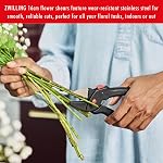 ZWILLING Stainless Steel Pruning Shears, Flower/Stem Pruning Cutters with Locking Switch