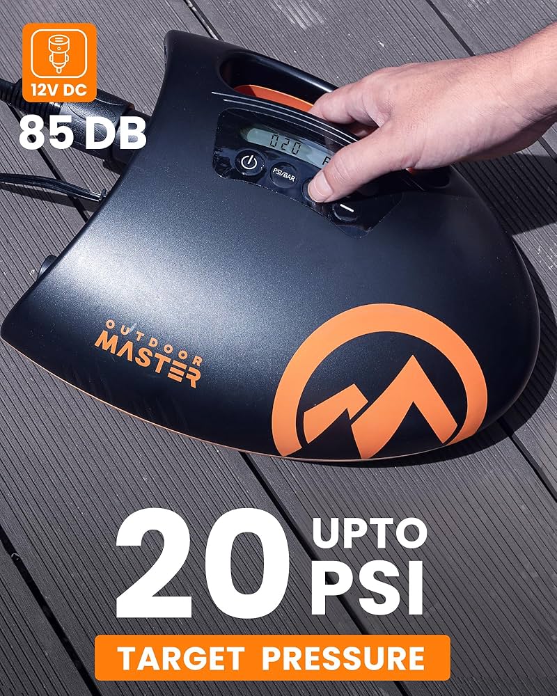 Amazon.com : OutdoorMaster Shark High Pressure SUP Pump - Electric