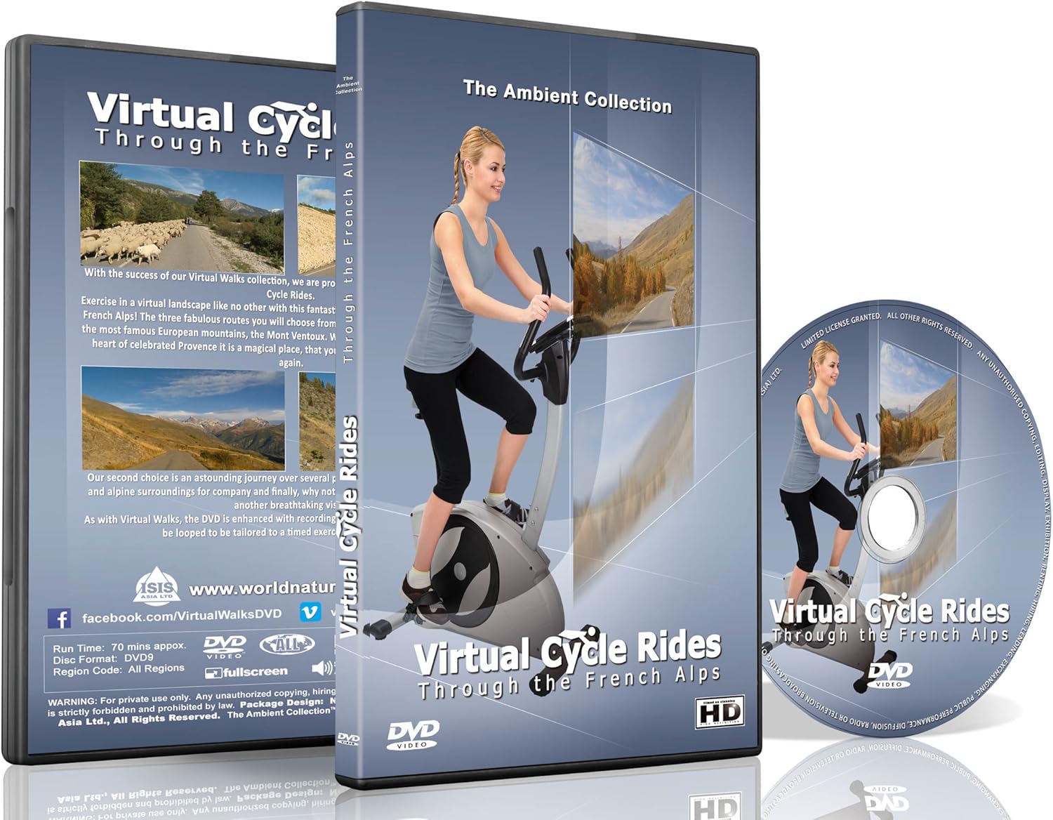 Amazon.co.jp: Virtual Cycle Rides - Bike Through the French Alps - for ...