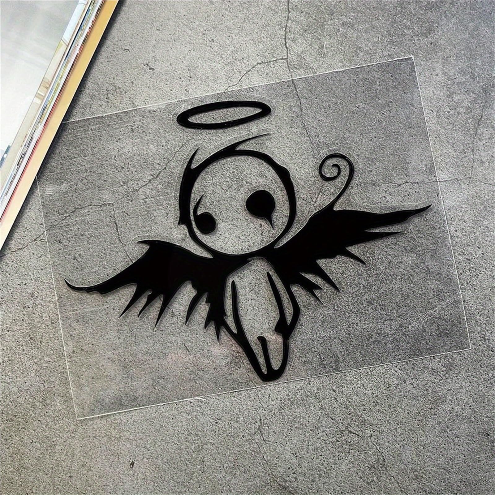 HAfgDJ 1Pc Reflective Sticker Resistant Decal for Motorcycle Helmet Fuel Tank Body Windshield