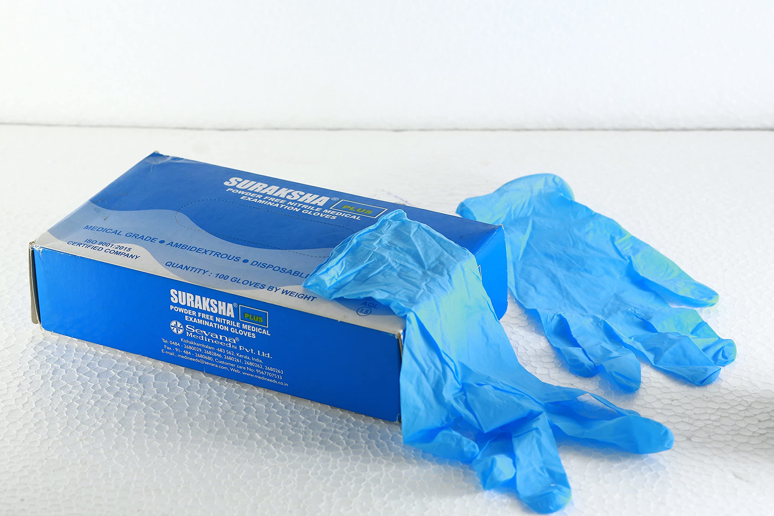 SURAKSHA Powder Free Nitrile Examination Gloves (Medium) (B09CYNKRHG) Amazon Price History, Amazon Price Tracker