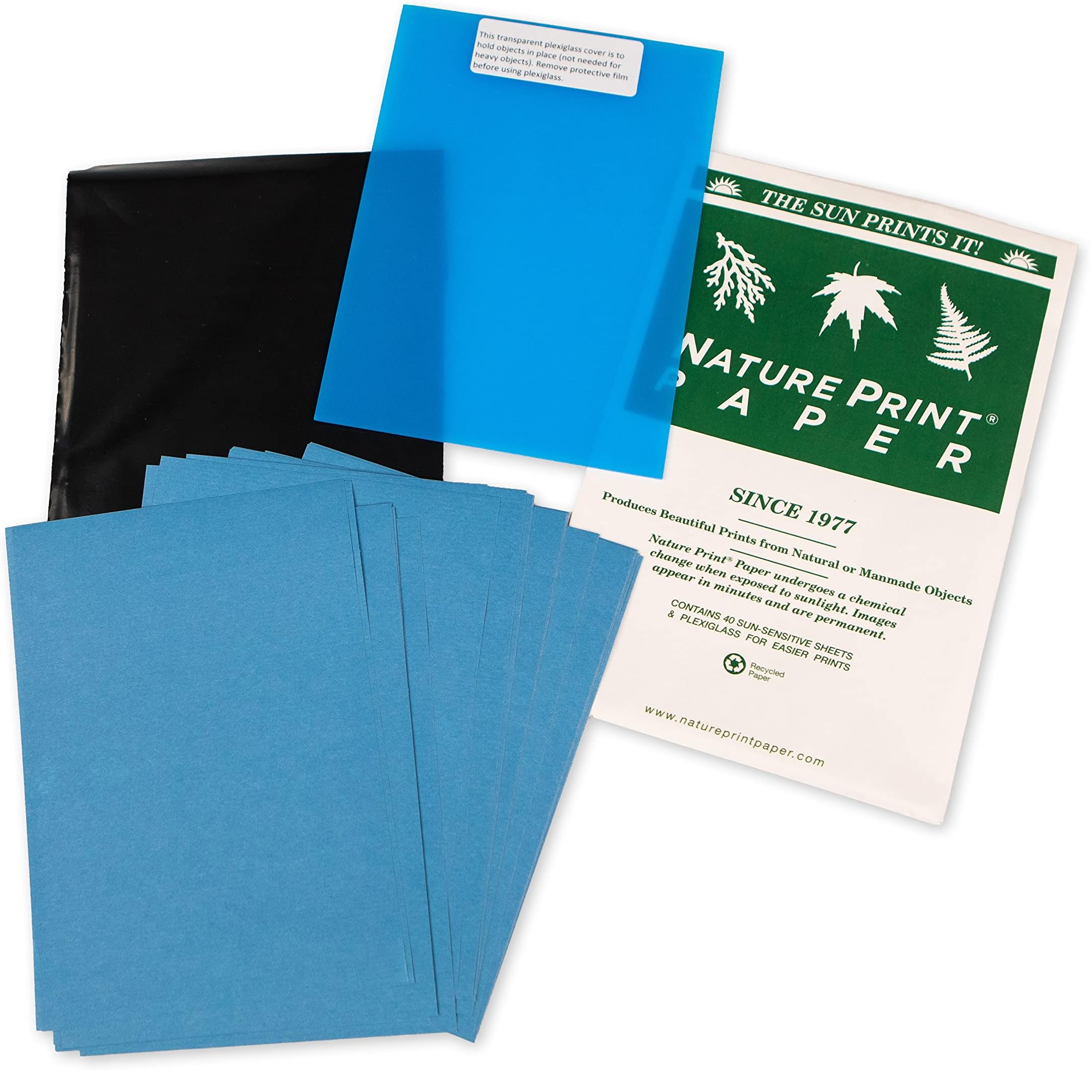 Nature Print Paper - NPP40 Sun Activated, 5 x 7 Inches, Pack of 40 - 1006385