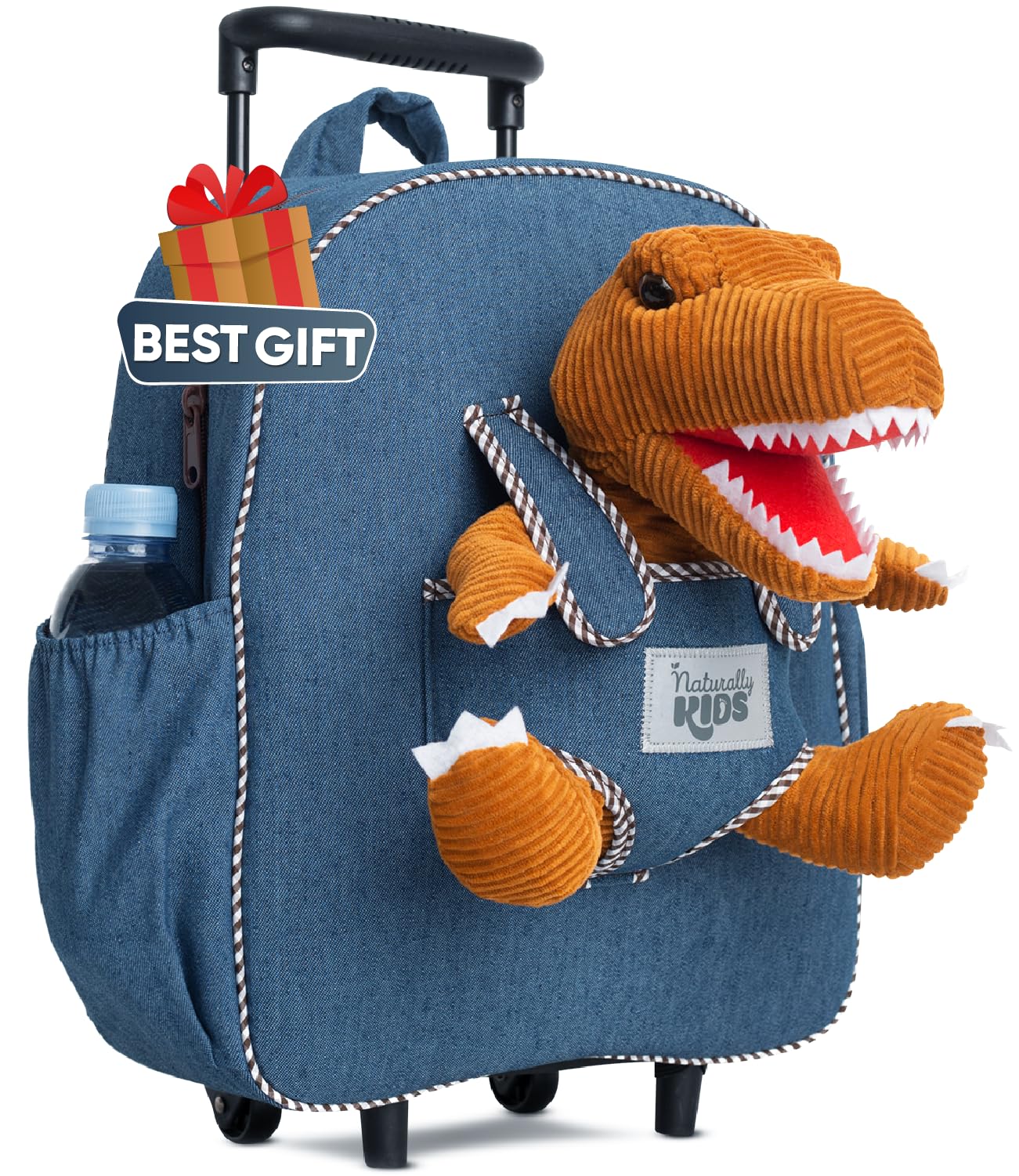 Kids Backpack for Girls Boys w Stuffed Animal