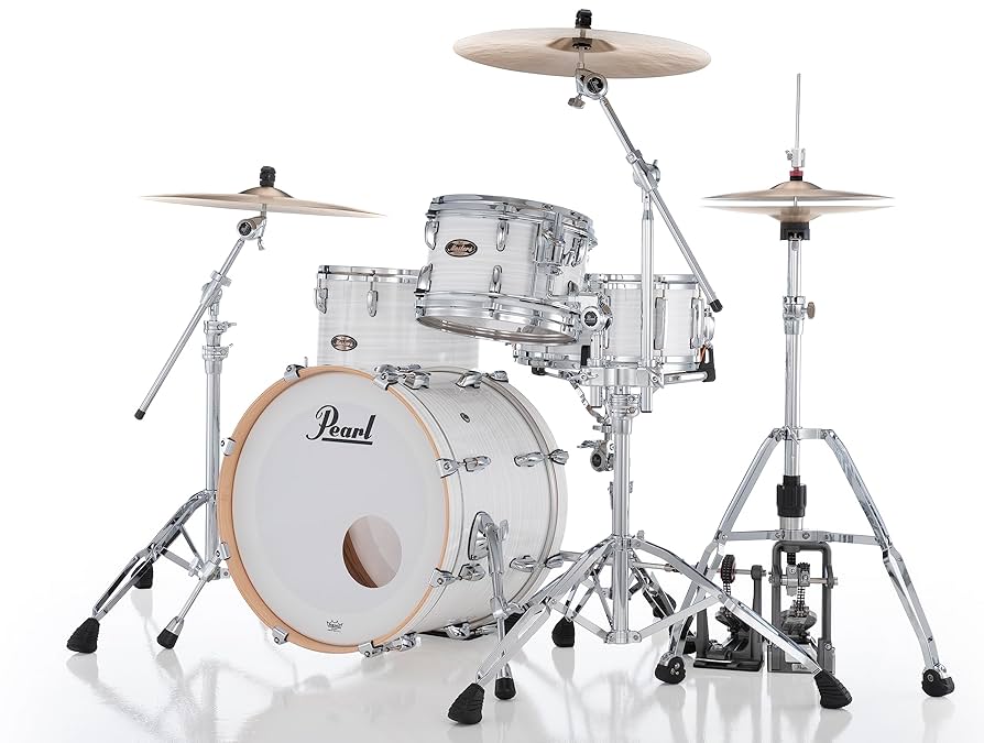 パールドラムセット Amazon.com: Pearl Drum Set, White Ice Swirl (MMGC903XPL/C854