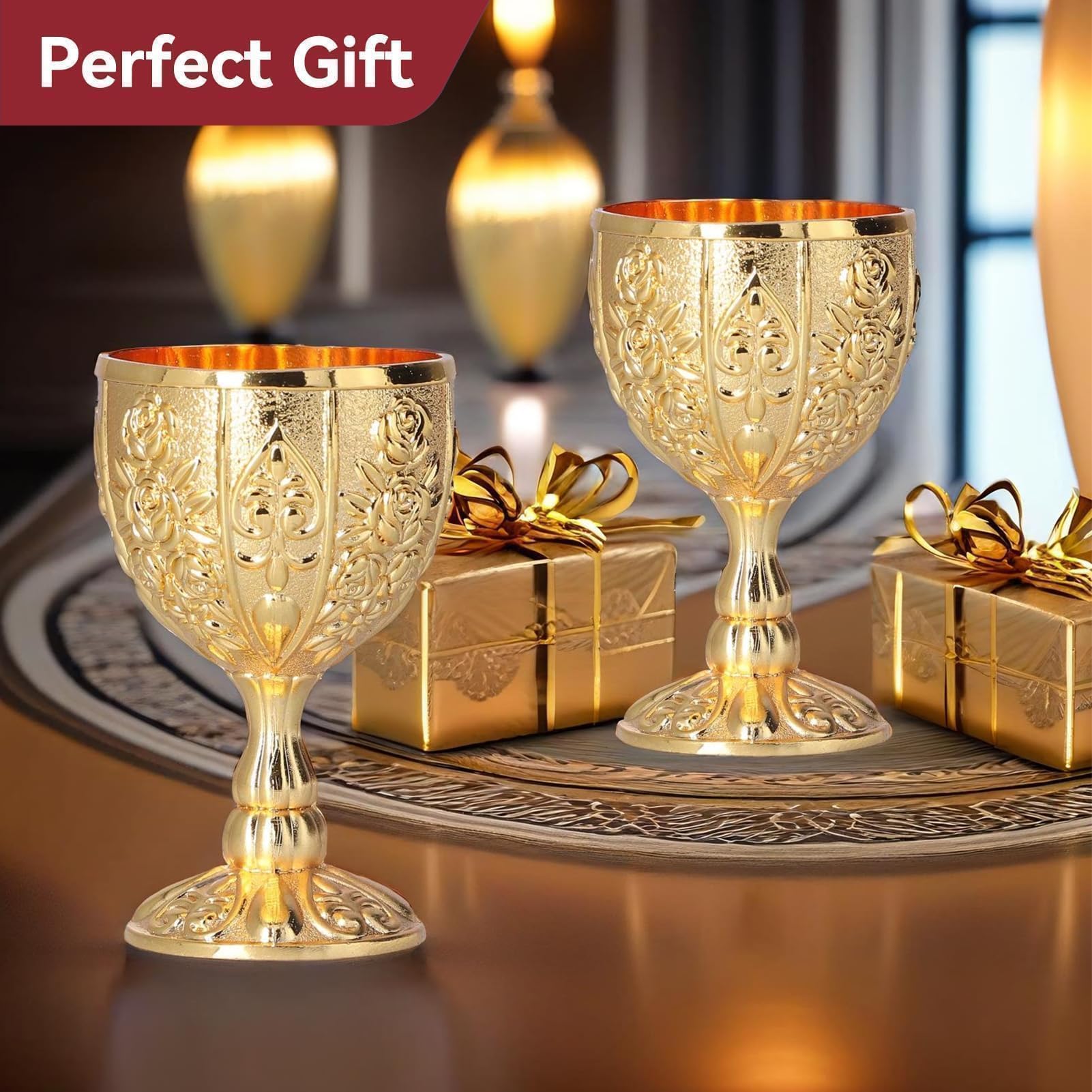Gemerkt mokka servies compleet vintage theeservies set porselein barok antiek man vrouw - wit parelmoer met 24k goud rand - Servies compleet / set