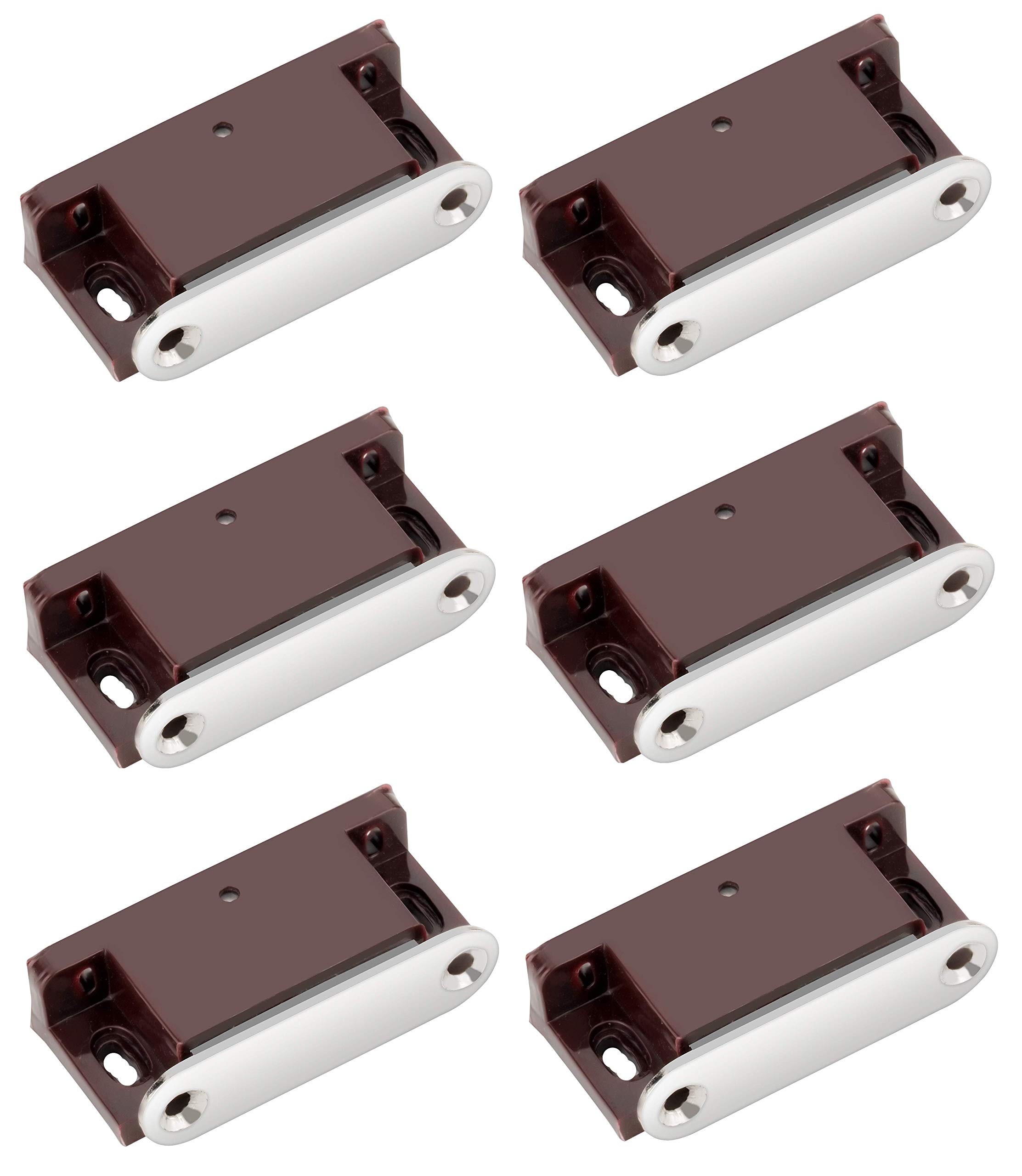 Axtry Plastic Pack Of 6 Door Catcher/Door Magnet For Cabinet Cupboard Wardrobe Kitchen Bathroom Office / Door Closer Magnet / Size No : 3, 55X29Mm (Brown) (B08JCLLTMF) Amazon Price History, Amazon Price Tracker