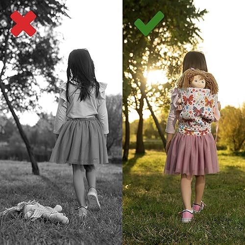 Miniatura 7 de HappyVk - Portabebés - Portabebés delantero y trasero para niñas pequeñas-búho