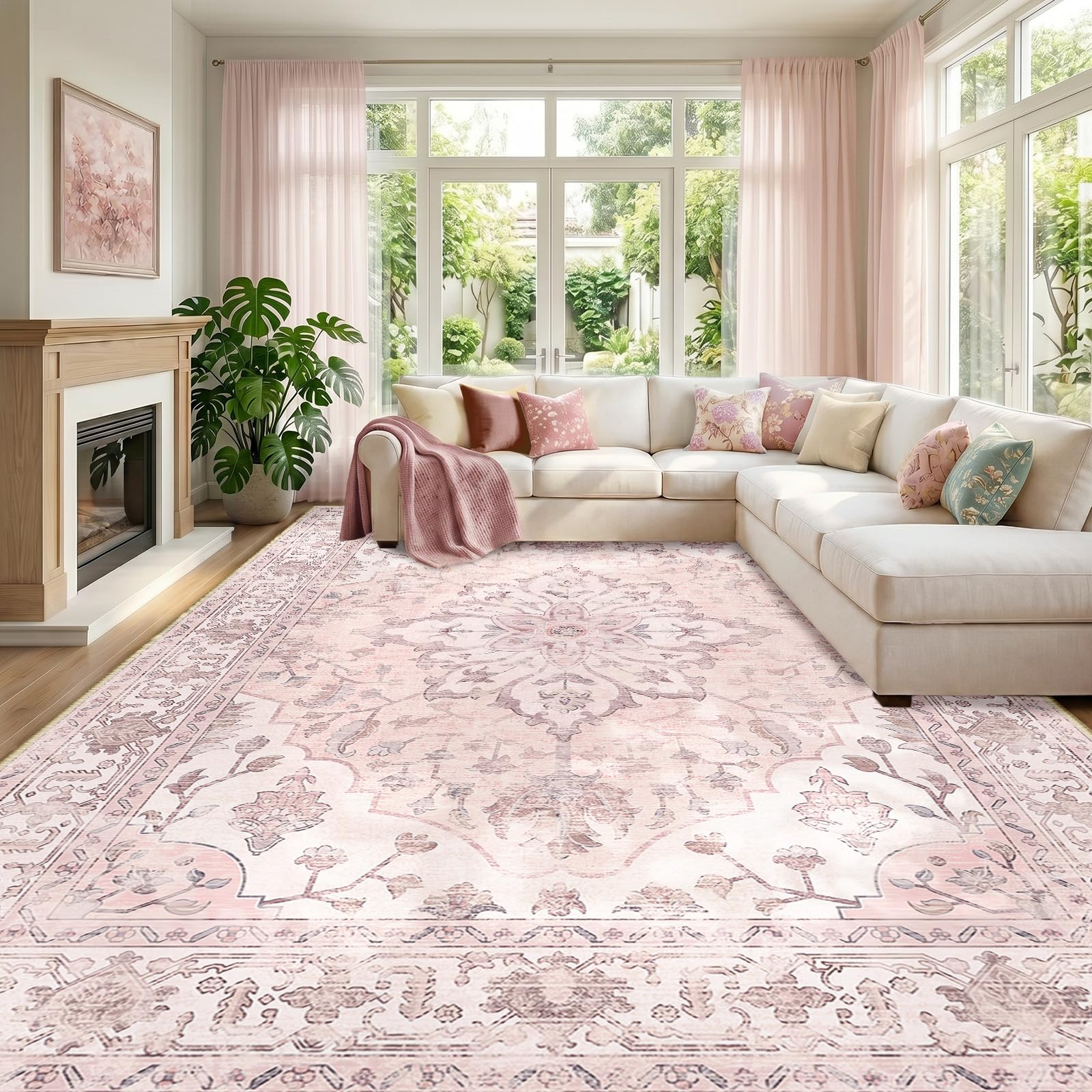 Amazon.com: RELEANY Area Rugs Large 9'x12' Washable Non-Slip