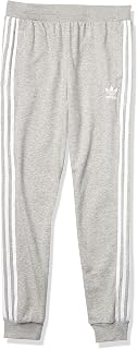 Originals unisex-youth 3-Stripes Pants Medium Grey Heather/White Small