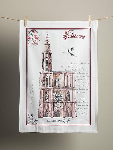 Miniatura 2 de Maison d' Hermine Juego de 3 toallas de cocina de Pascua 100 % algodón para cocina, fiesta, boda, restaurante y campamento, Ribeauville -