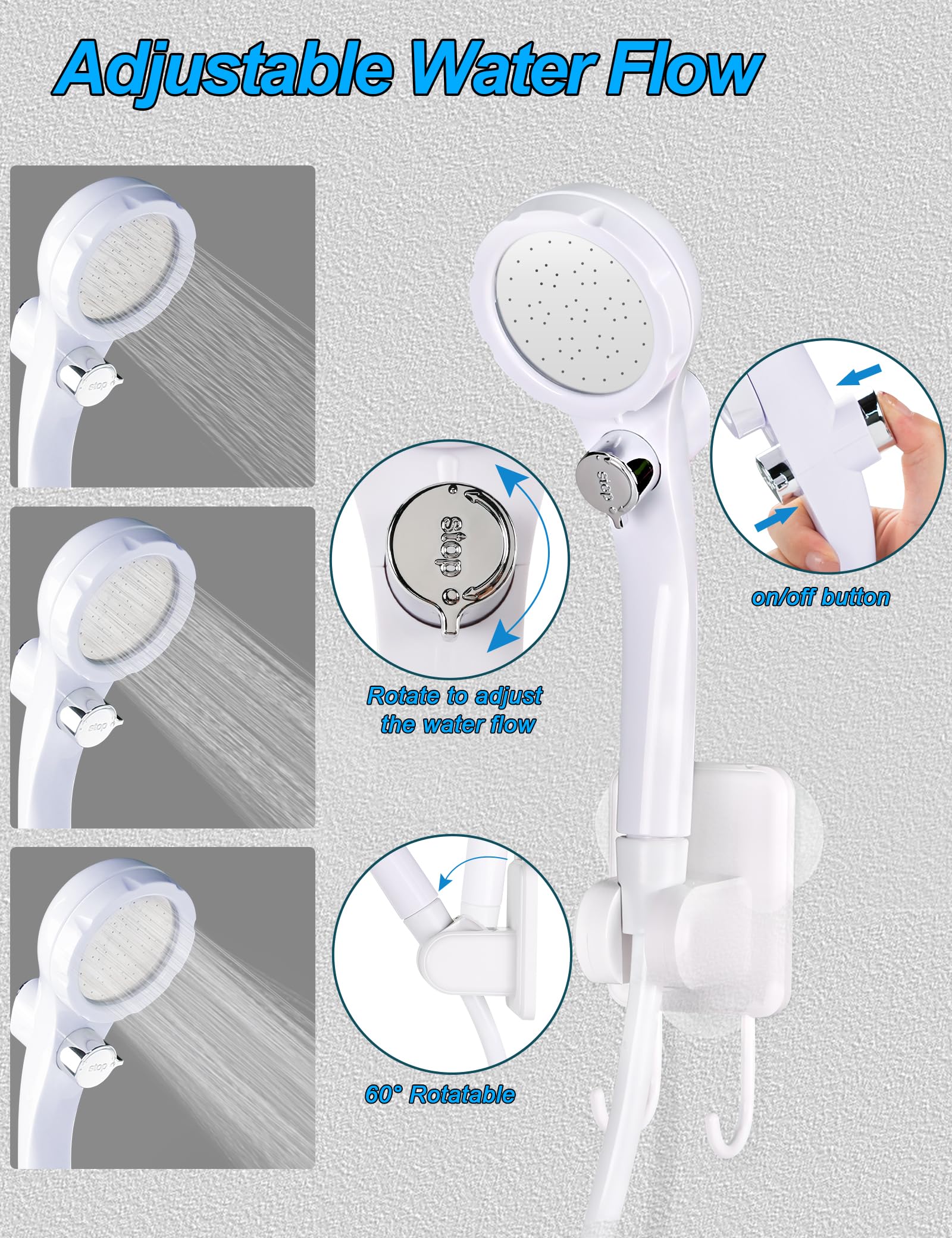 innhom Douche portable pour camping, douche de camping en plein air