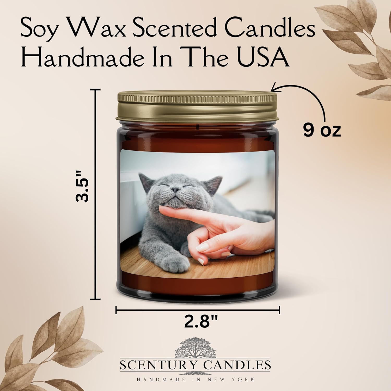 Custom Photo Candle, Many Scents to Choose from, Personalized with Your Picture & Text, Non-Toxic Soy Wax Candles, Handmade in The USA - Image 4