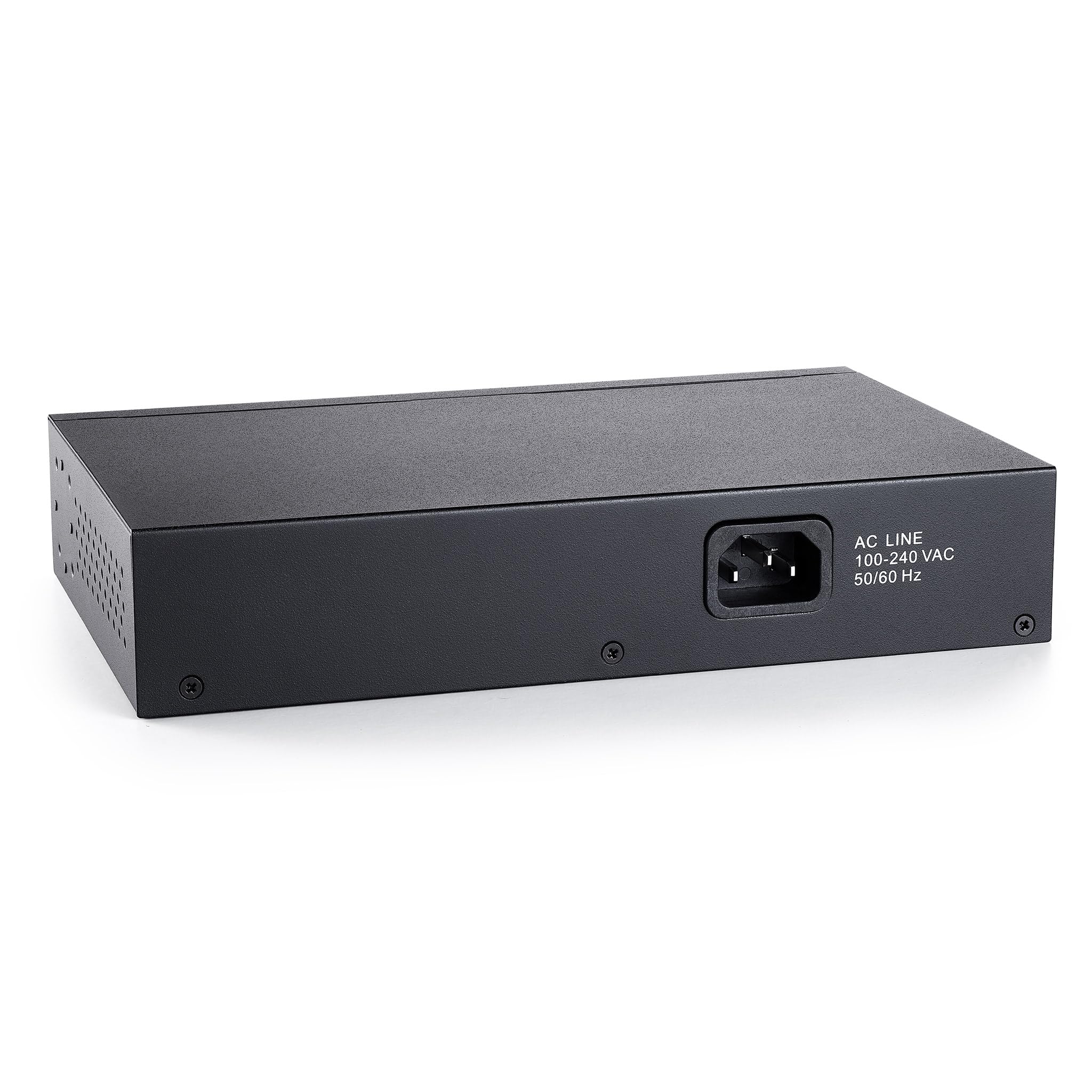 Devolo Gigabit Ethernet Switch 16 Port, unmanaged Switch Gigabit Ethernet, commutateur réseau, 1.000 Mbits-s, sans Ventilateur, Noir