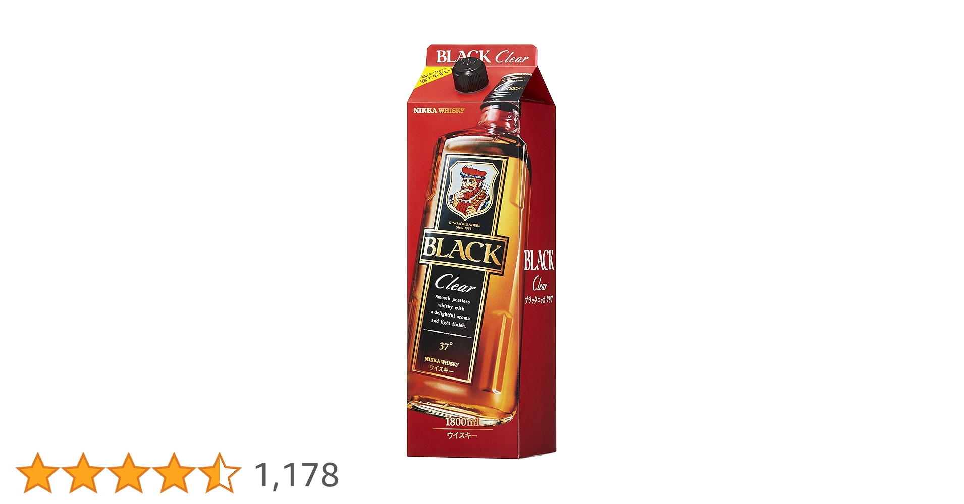 Amazon.co.jp: Black Nikka Clear Whisky : Food, Beverages