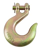 Vista 67 de Mytee Products (10 Pack) G70 1/2" Clevis Slip Hook with Latch - 11,300 LBS WLL Heavy Duty Grade 70 Safety Chain Hook for Trailer Truck Transport