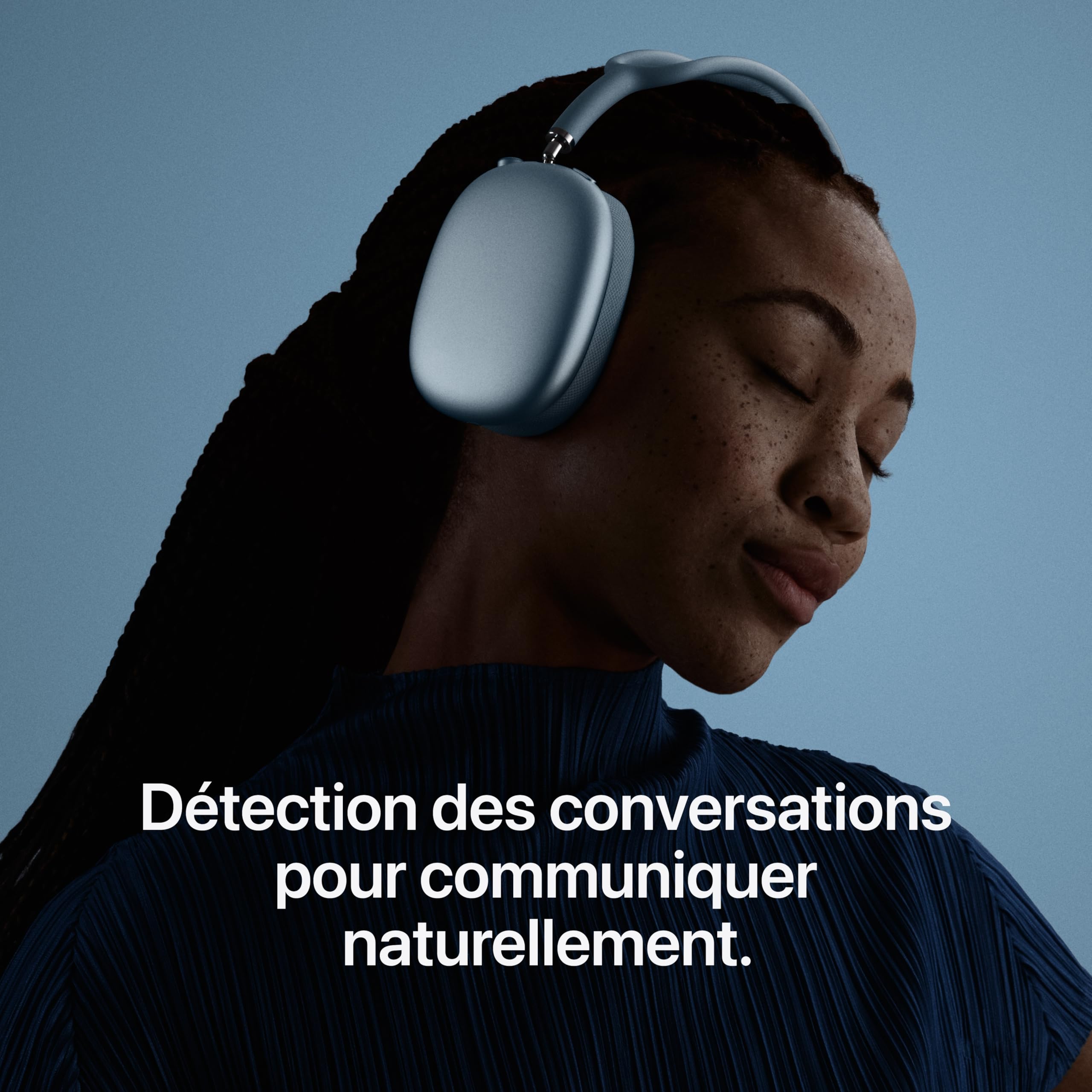 Apple AirPods Max 2, Casque Circum-auriculaire sans Fil, Réduction Active du Bruit, Audio adaptatif, Audio Spatial personnalisé, Traduction en Direct, Casque Bluetooth pour iPhone - Minuit