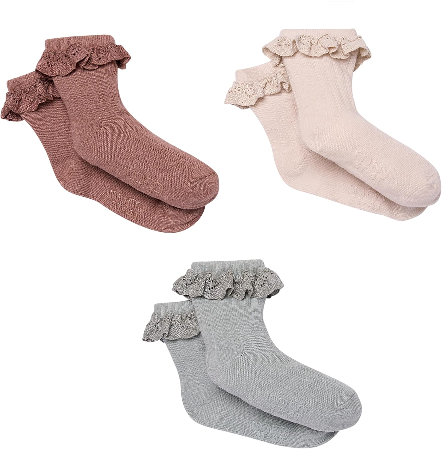 Modern Moments by Gerber Baby Girls Dressy, Lace and Knee High Socks