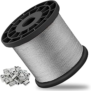 1/16 Wire Rope, 304 Stainless Steel Cable, Aircraft Cable, Steel Wire, 3...