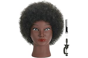 Professional Grade Human Hair Manikin Head for Braiding