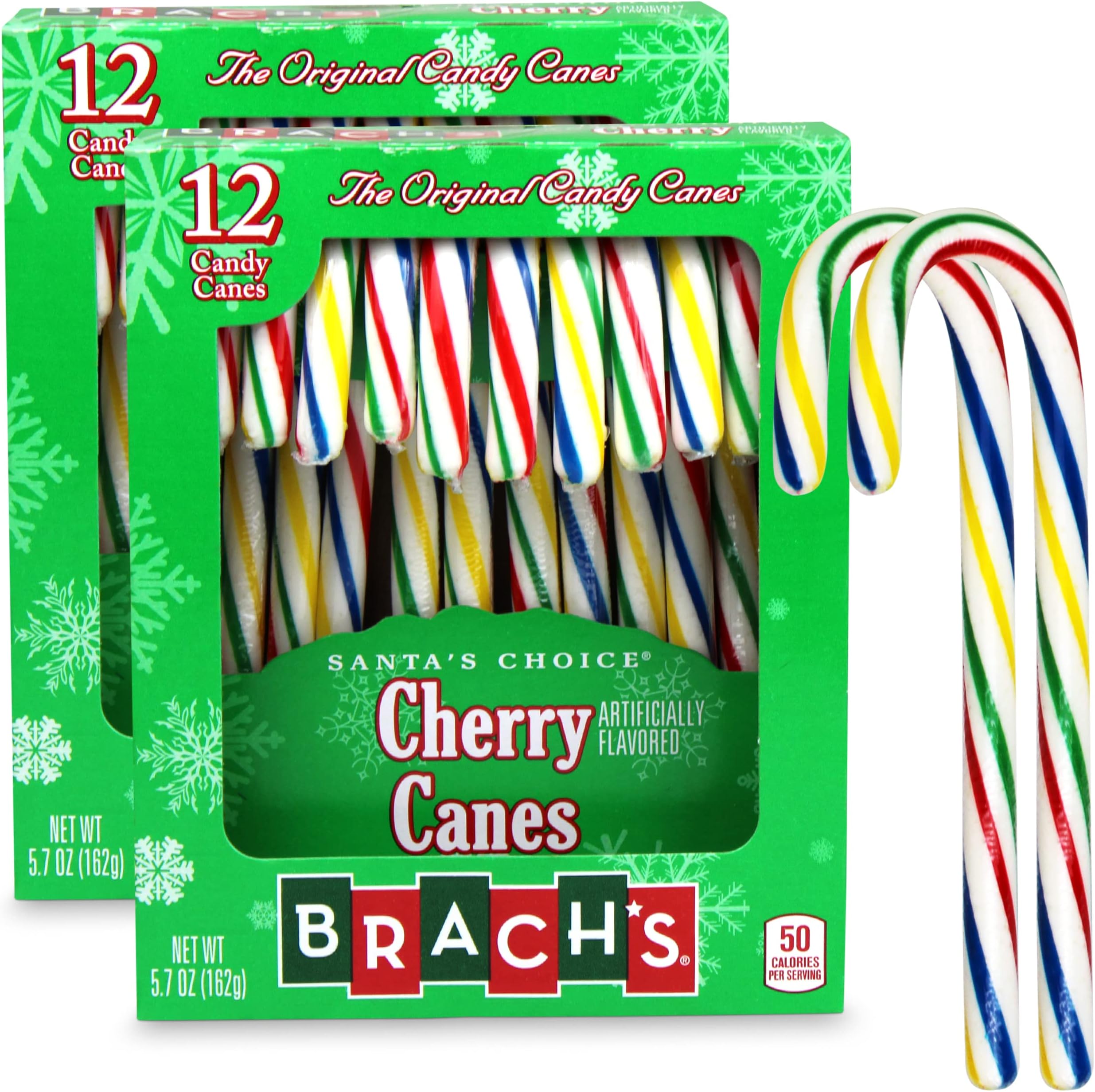 Brach’s Cherry Candy Canes 24Count Candy Canes Candy