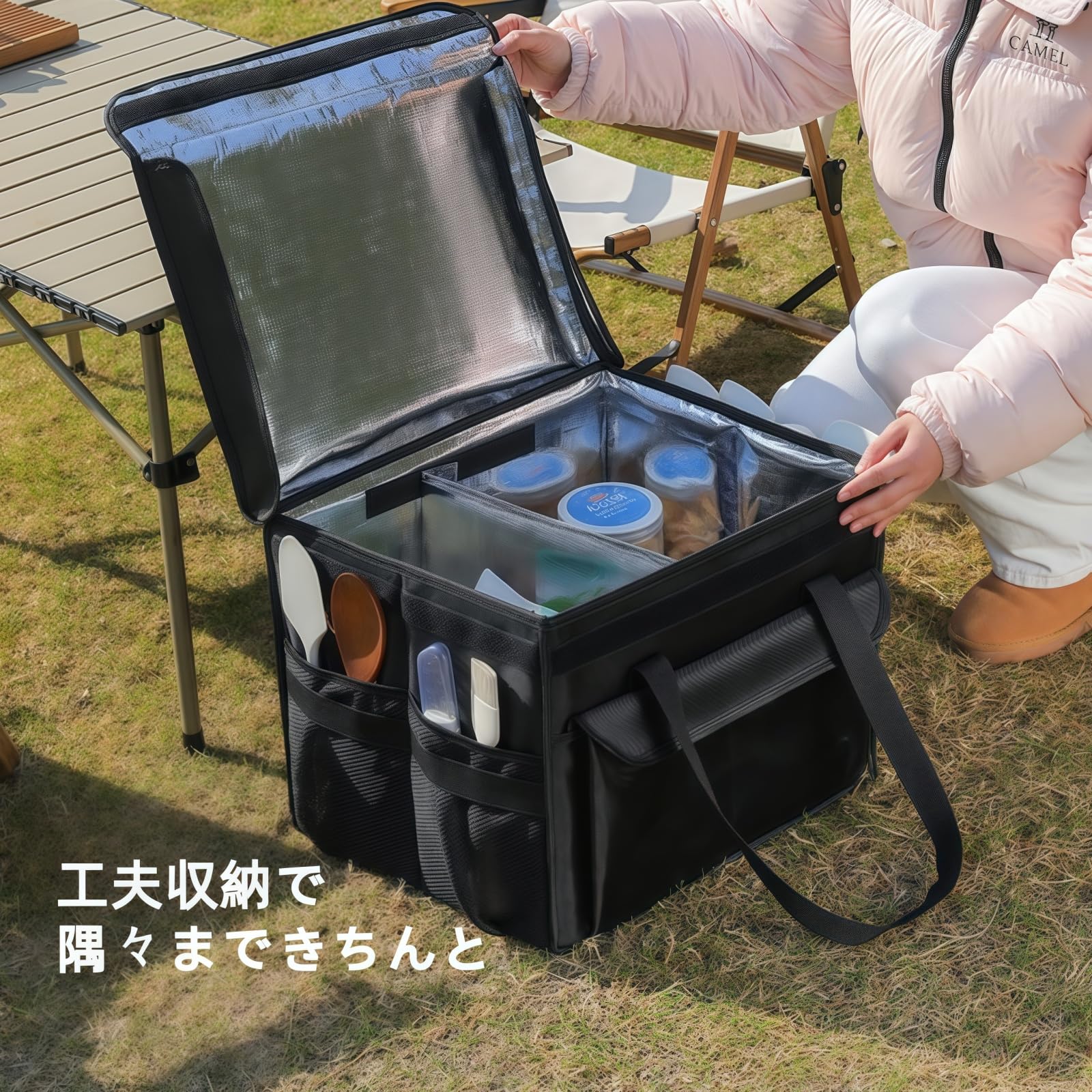 Amazon｜BDHD デリバリーバッグ 大容量 保温 保冷バッグ 30L 45L 62L