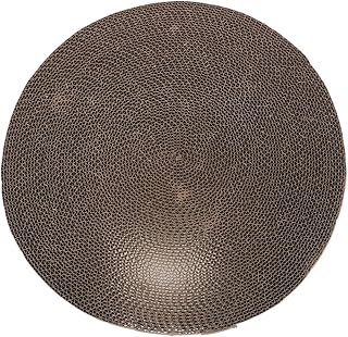 Corrugated Paper Cat Scratcher Refill Pad for Indoor Cats | Replacement Insert for Scratching Pads, Circular Fit, Supports Kittens and Adult Cats