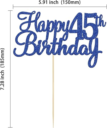 Miniatura 155 de Gyufise 1 decoración para tarta de cumpleaños número 21 con purpurina para tarta de cumpleaños, saludos a 21 años, veintiuno, fabulosa decoración