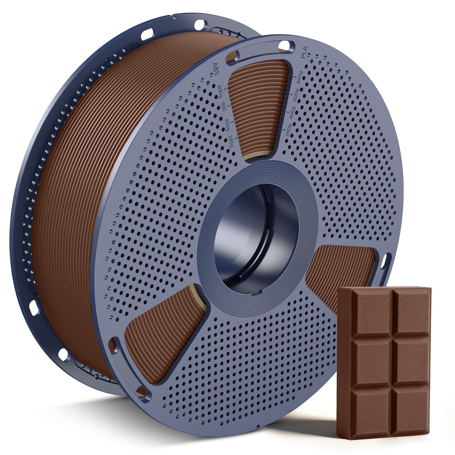 Photo 1 of SUNLU PLA 3D Printer Filament, Chocolate, 1KG