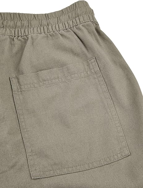 Caspar SKL020 Robe D'été En Lin Pour Femme Longueur Genoux Jusqu'à La