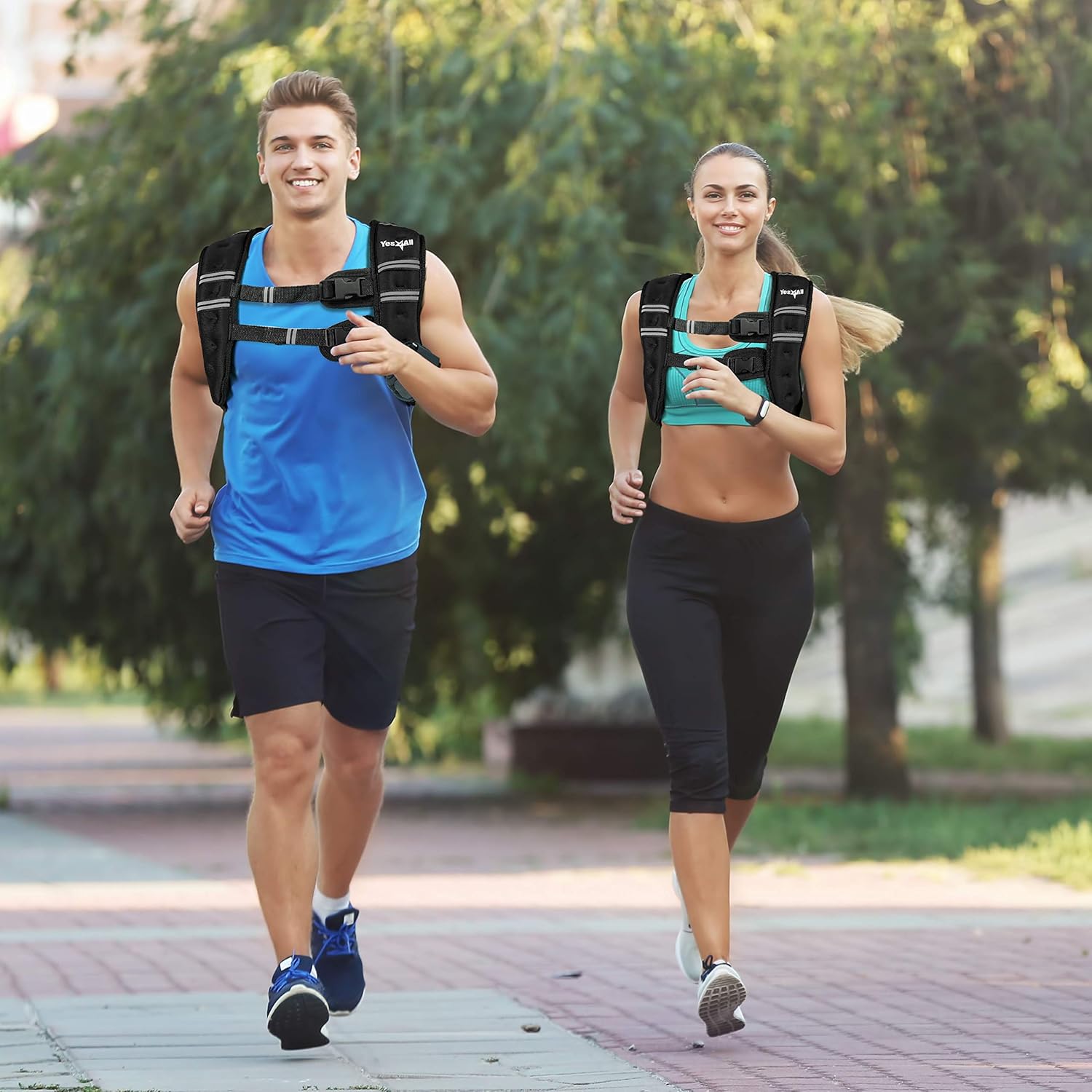 Yes4All Weighted Vest, Strength Training Weight Vest for Men & Women - 12 Lbs : Sports & Outdoors