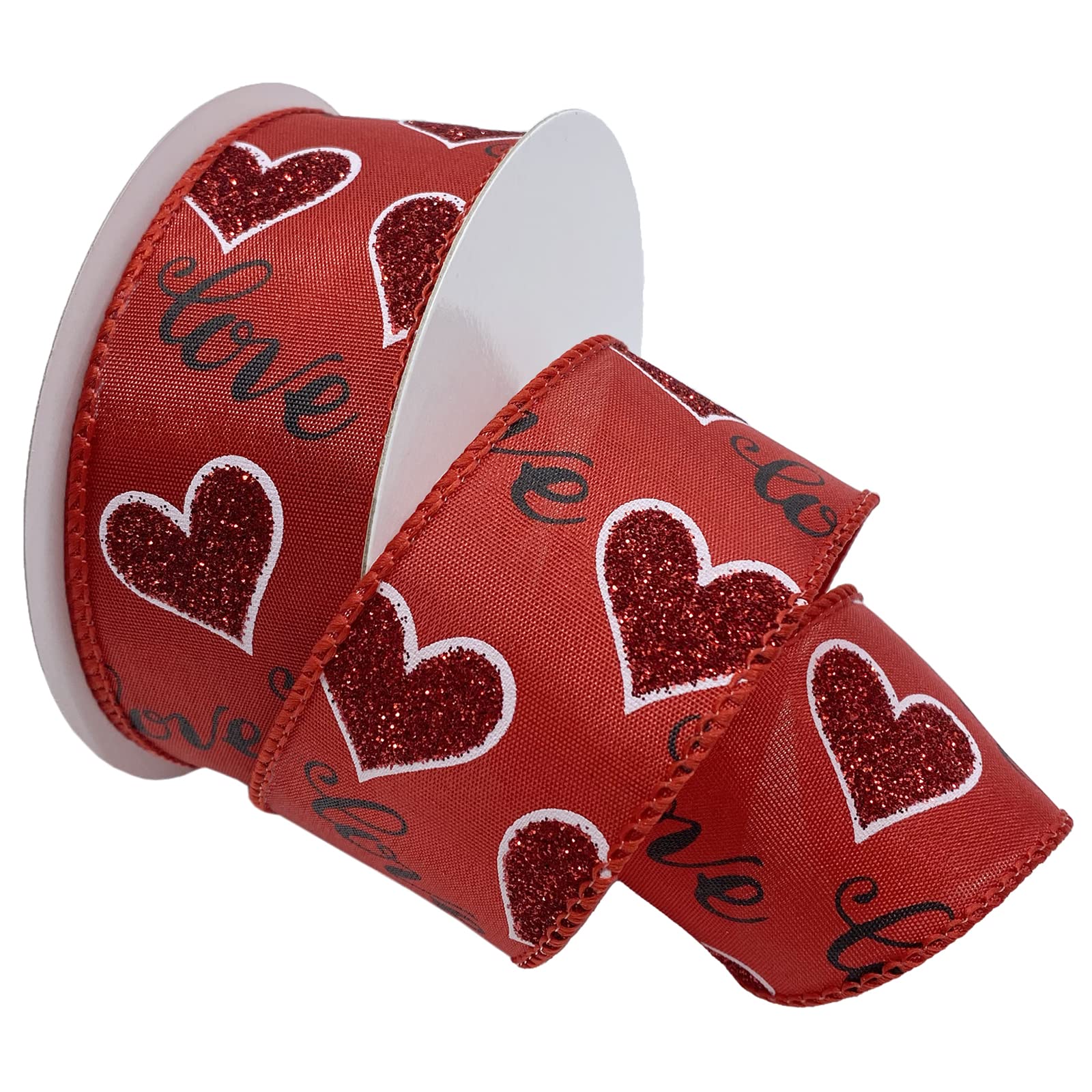 Ruban Love Letters rouge idéal pour embellir vos cadeaux de mariage et anniversaires