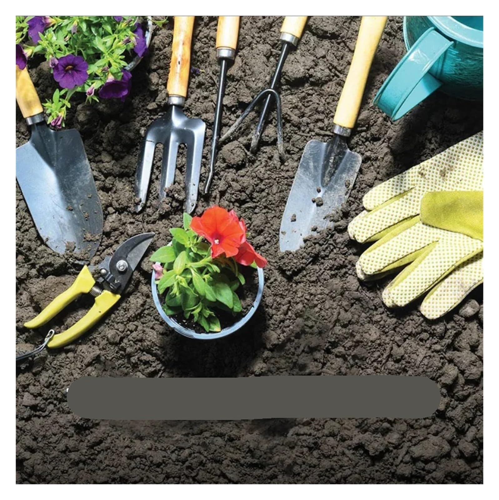 Ensemble d'outils de Plantation Jardin extérieur 9 pièces avec Jardinage